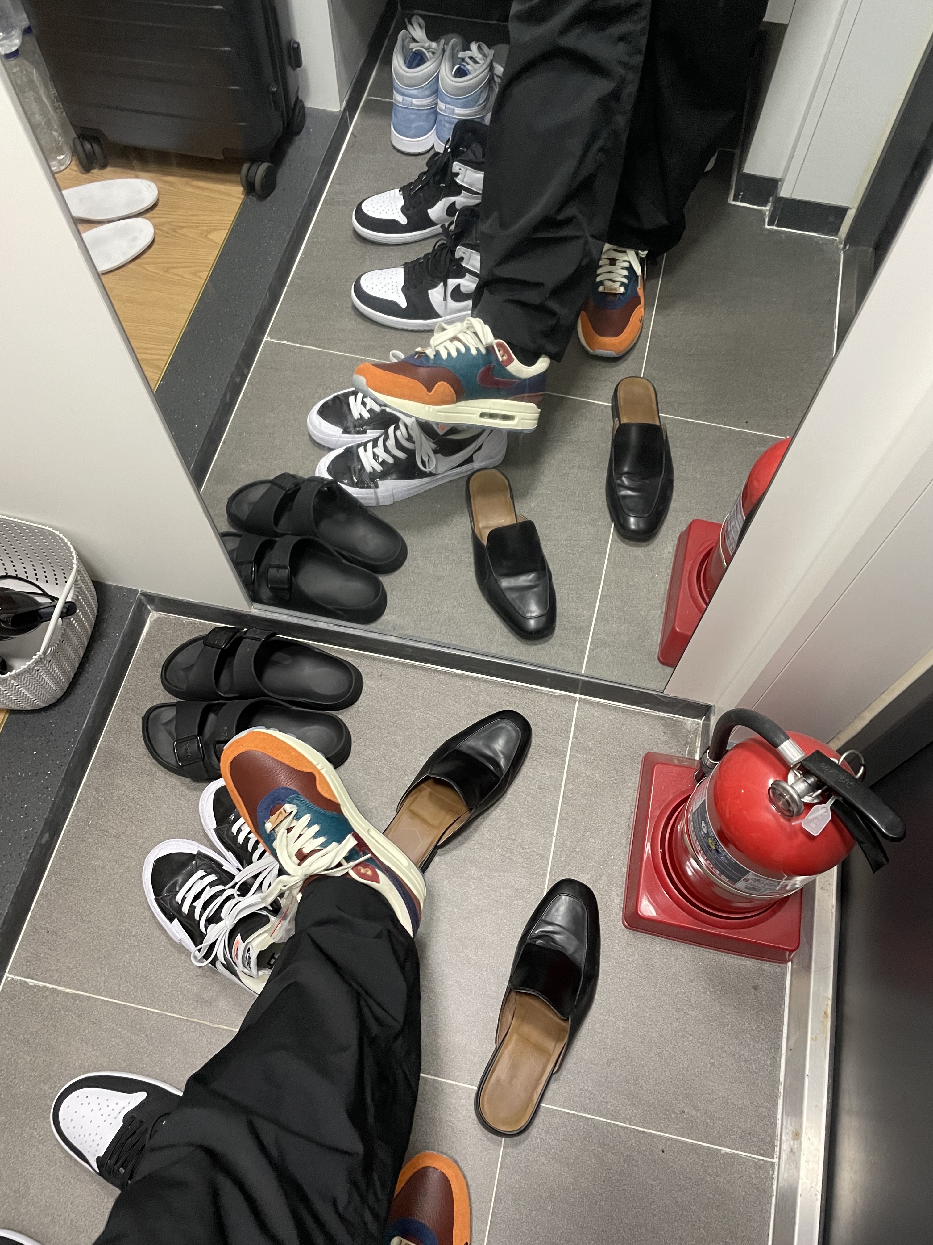 Nike x Kasina Air Max 1 SP Won-Ang Orange 착용 스타일 - 2
