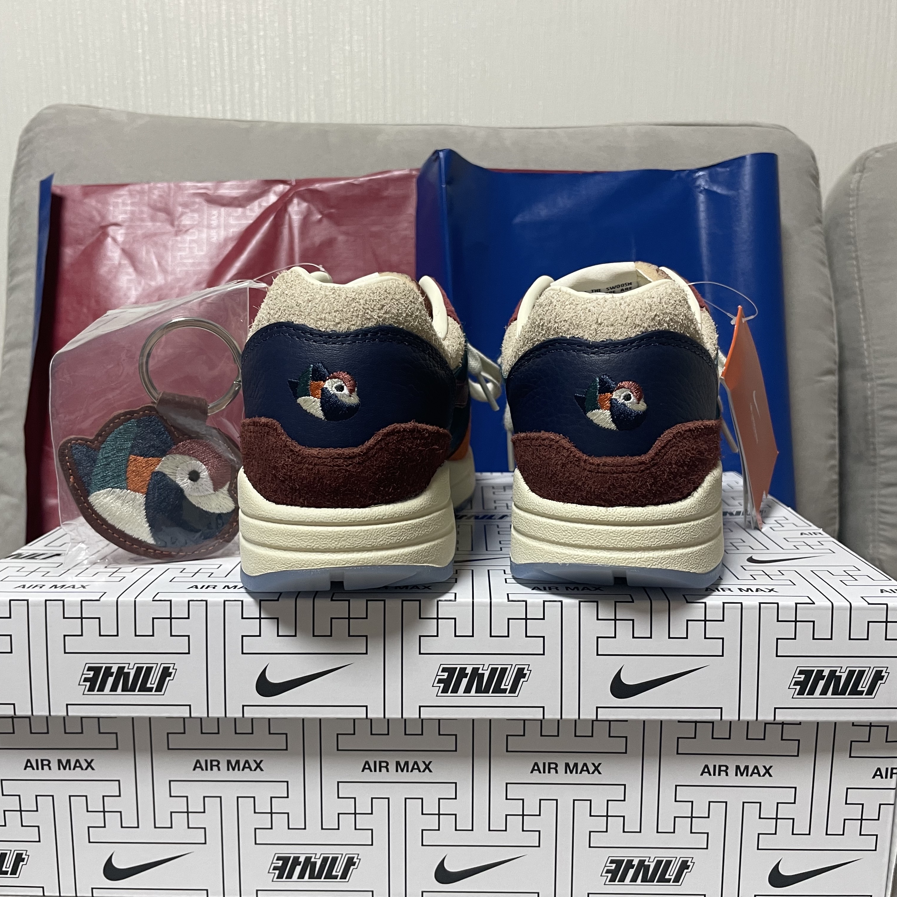 Nike x Kasina Air Max 1 SP Won-Ang Orange 착용 스타일 - 4