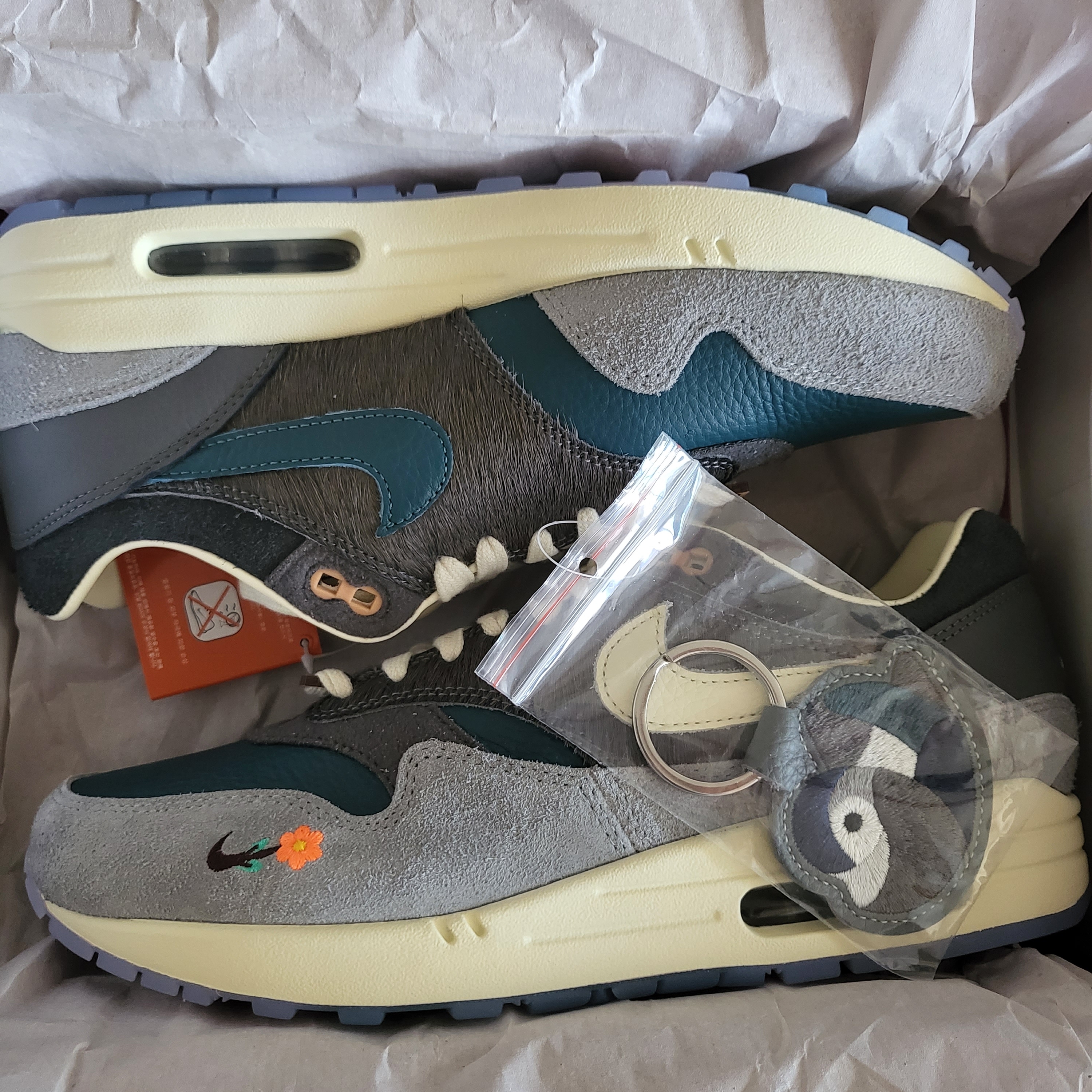 Nike x Kasina Air Max 1 SP Won-Ang Particle Grey 착용 스타일
