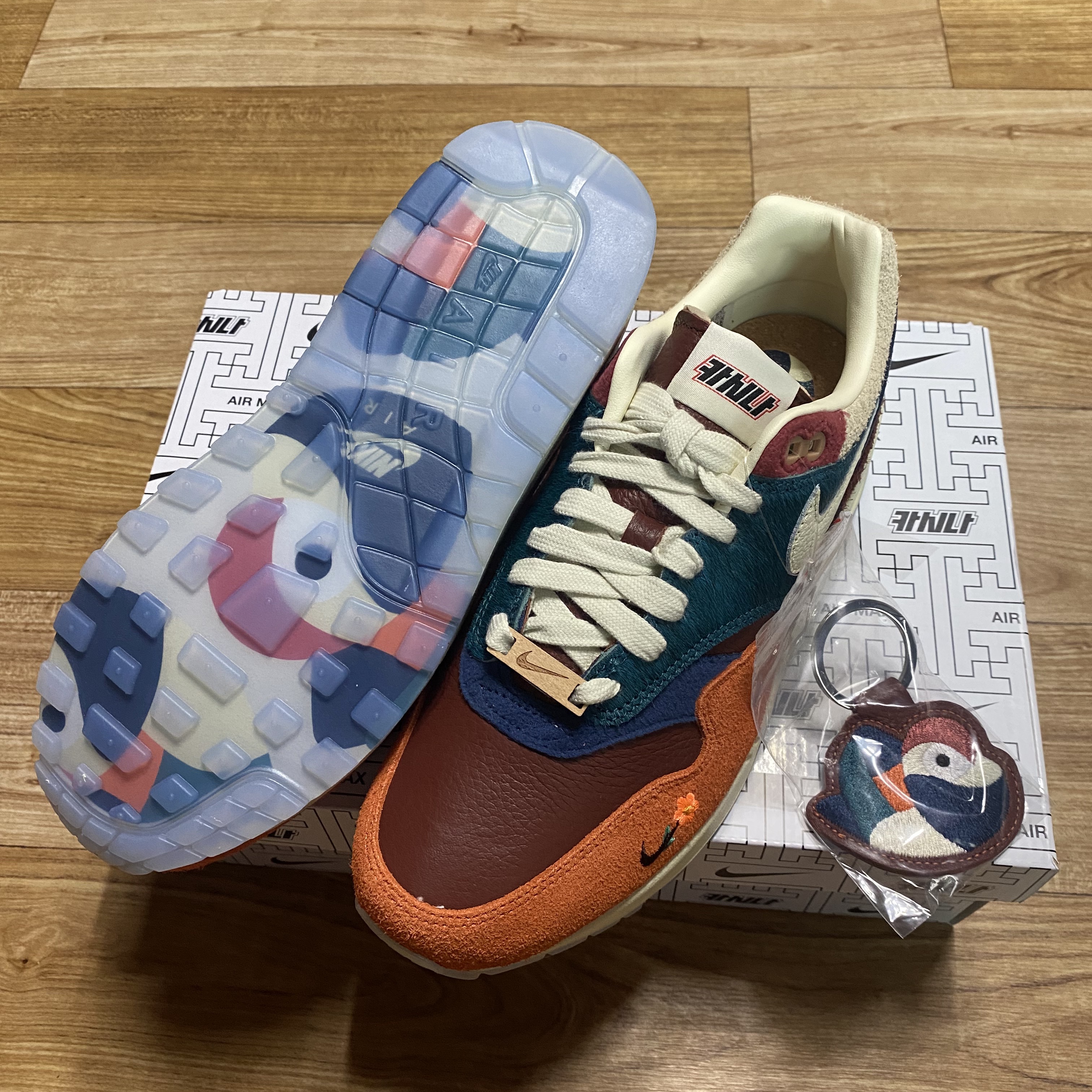 Nike x Kasina Air Max 1 SP Won-Ang Orange 착용 스타일