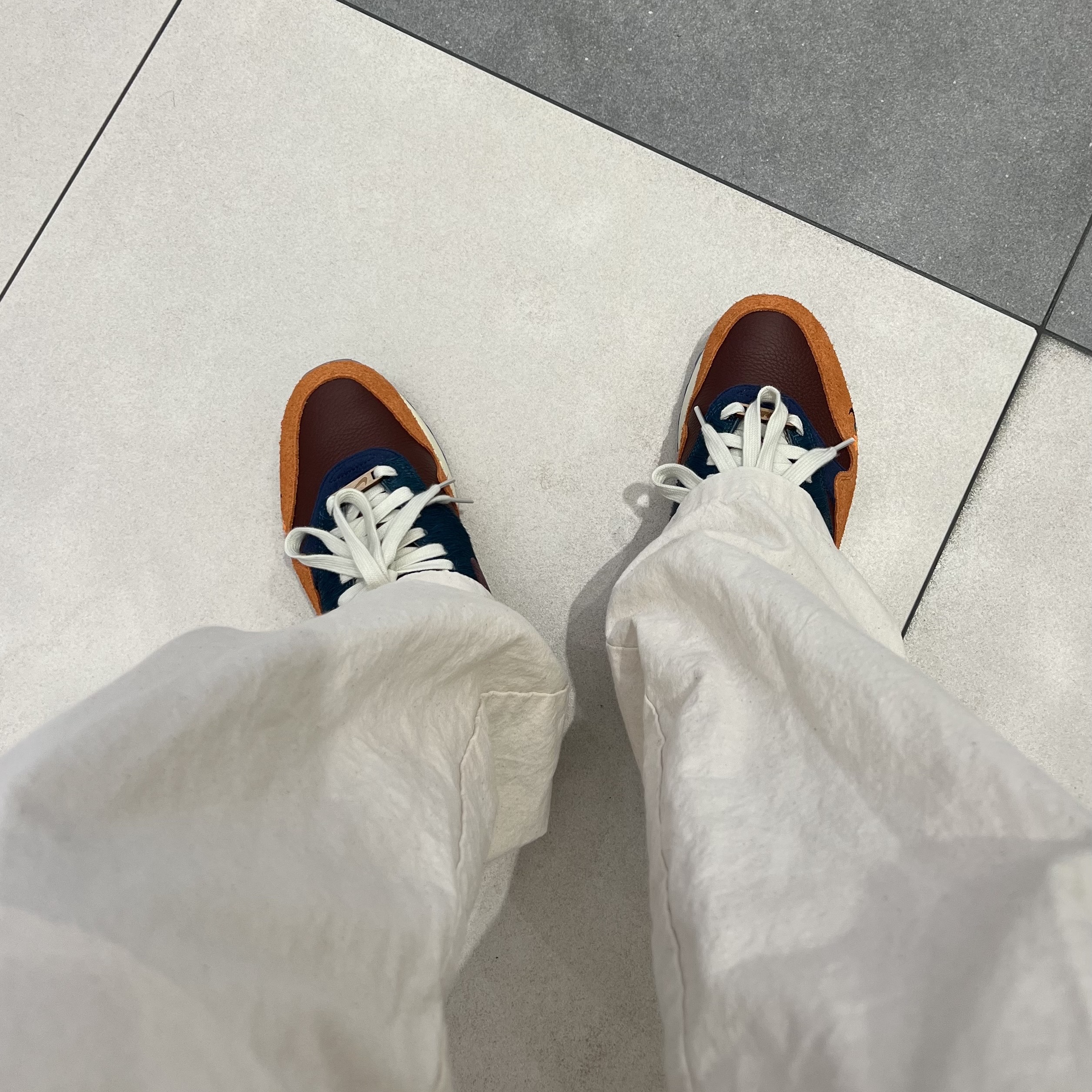 Nike x Kasina Air Max 1 SP Won-Ang Orange 착용 스타일 - 2