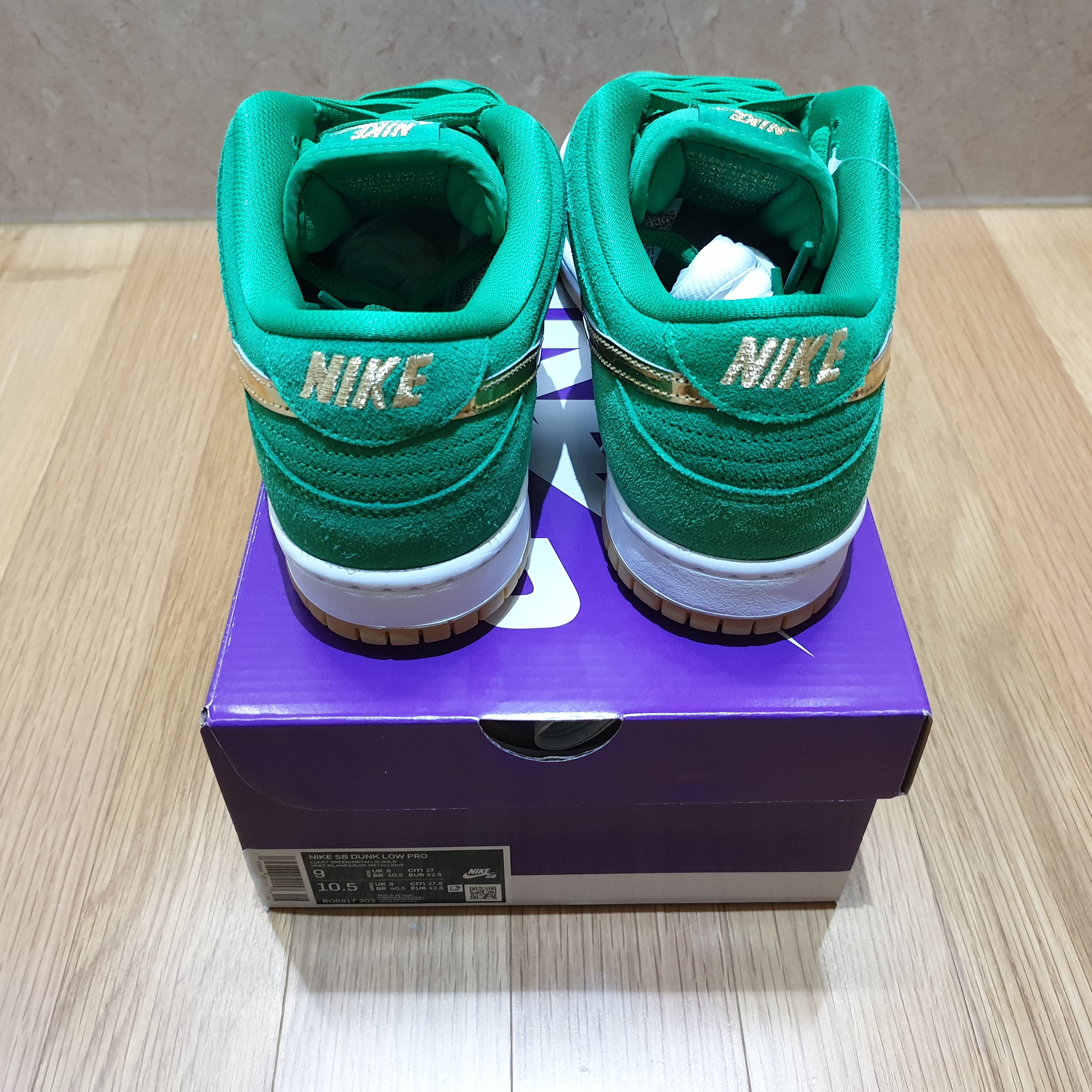 Nike SB Dunk Low Pro Shamrock 착용 스타일 - 3