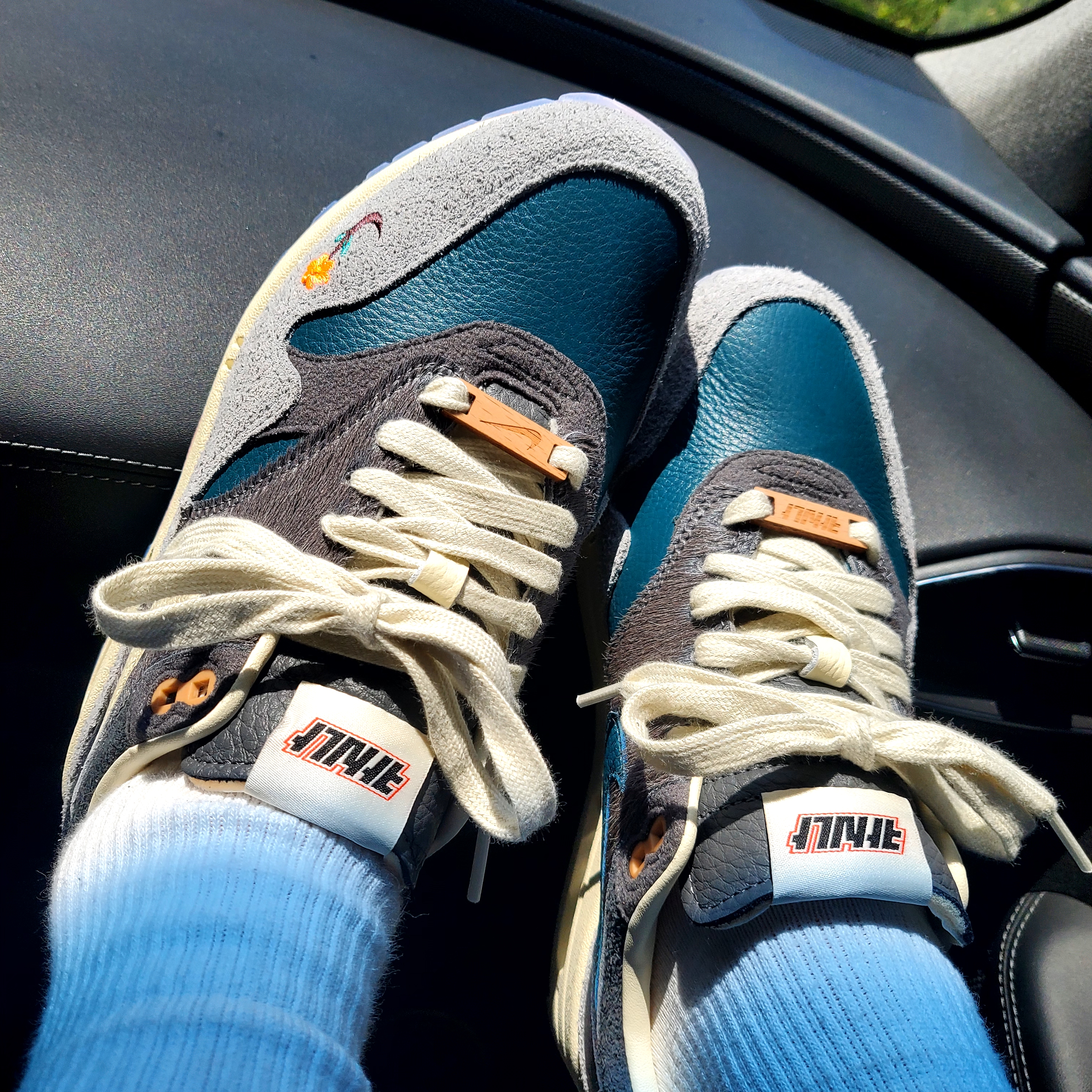 Nike x Kasina Air Max 1 SP Won-Ang Particle Grey 착용 스타일