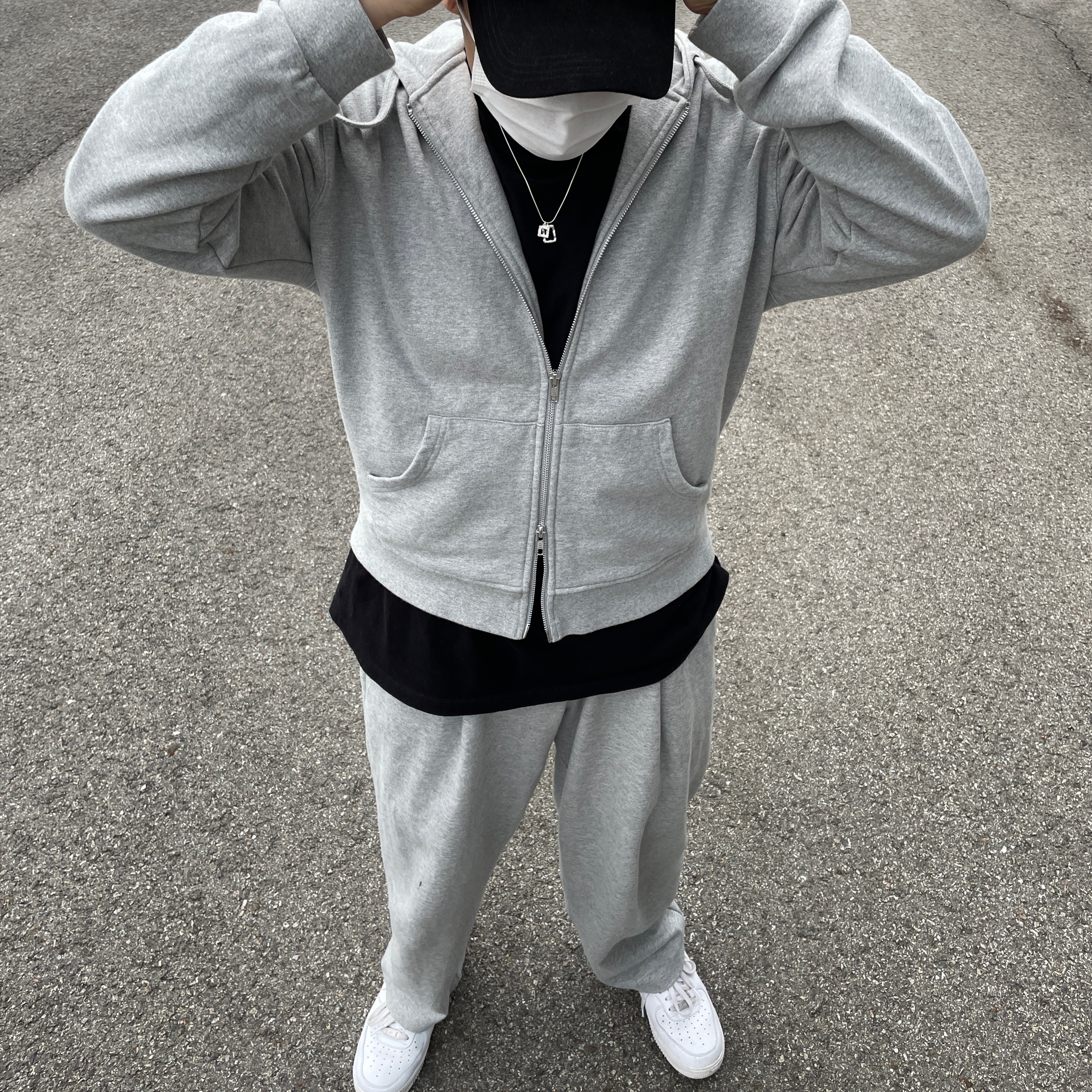 Nike Air Force 1 '07 Low White 착용 스타일