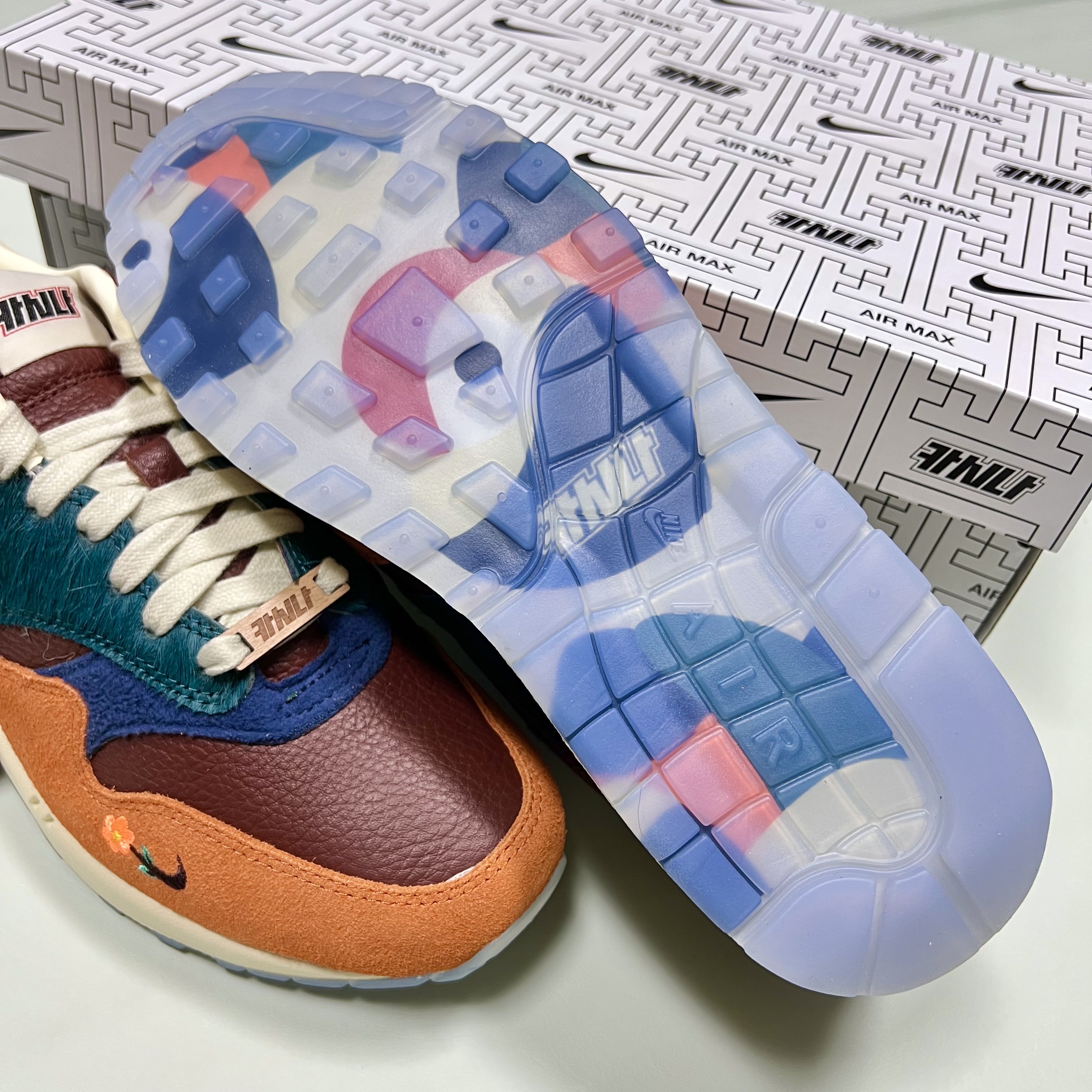 Nike x Kasina Air Max 1 SP Won-Ang Orange 착용 스타일 - 2