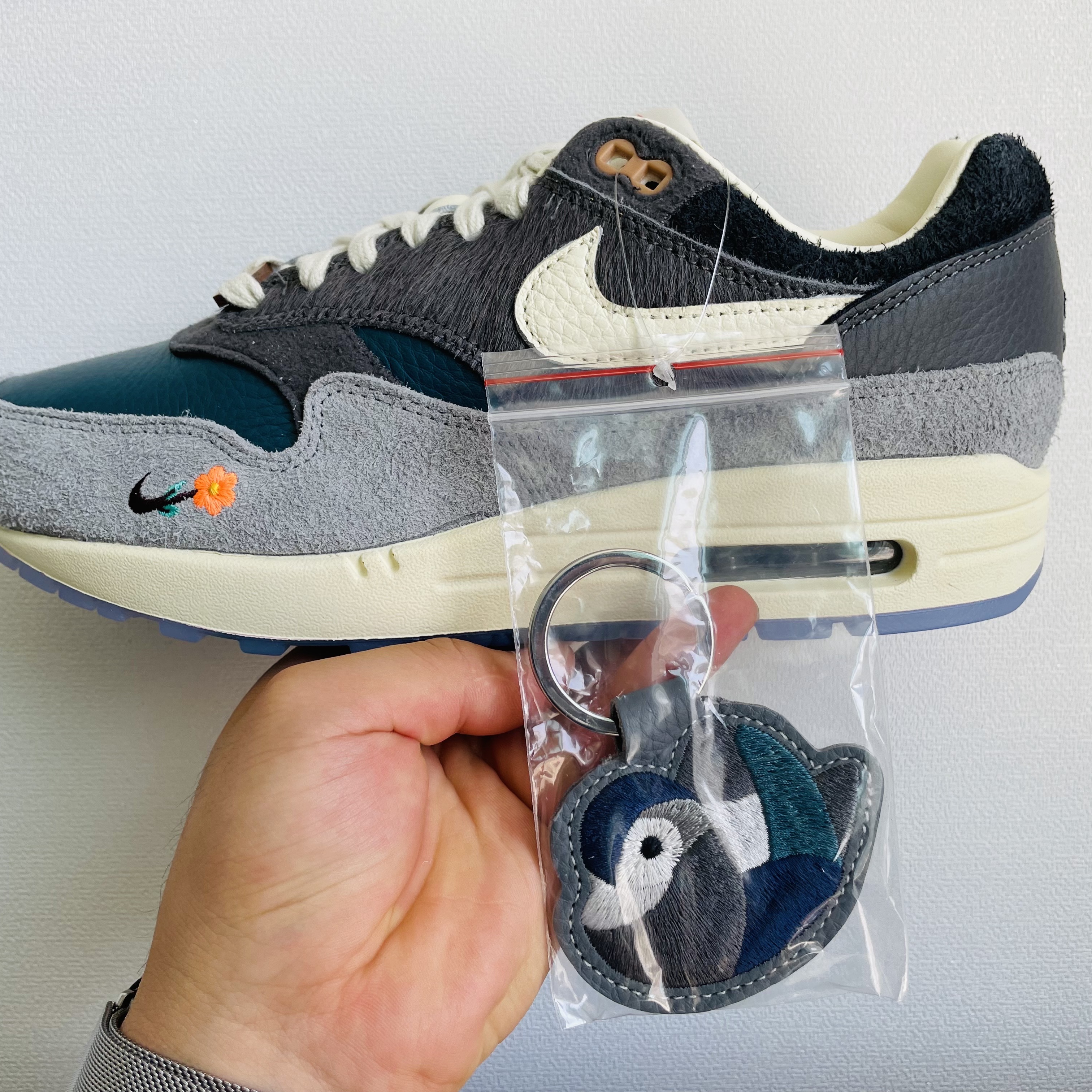 Nike x Kasina Air Max 1 SP Won-Ang Particle Grey 착용 스타일 - 2