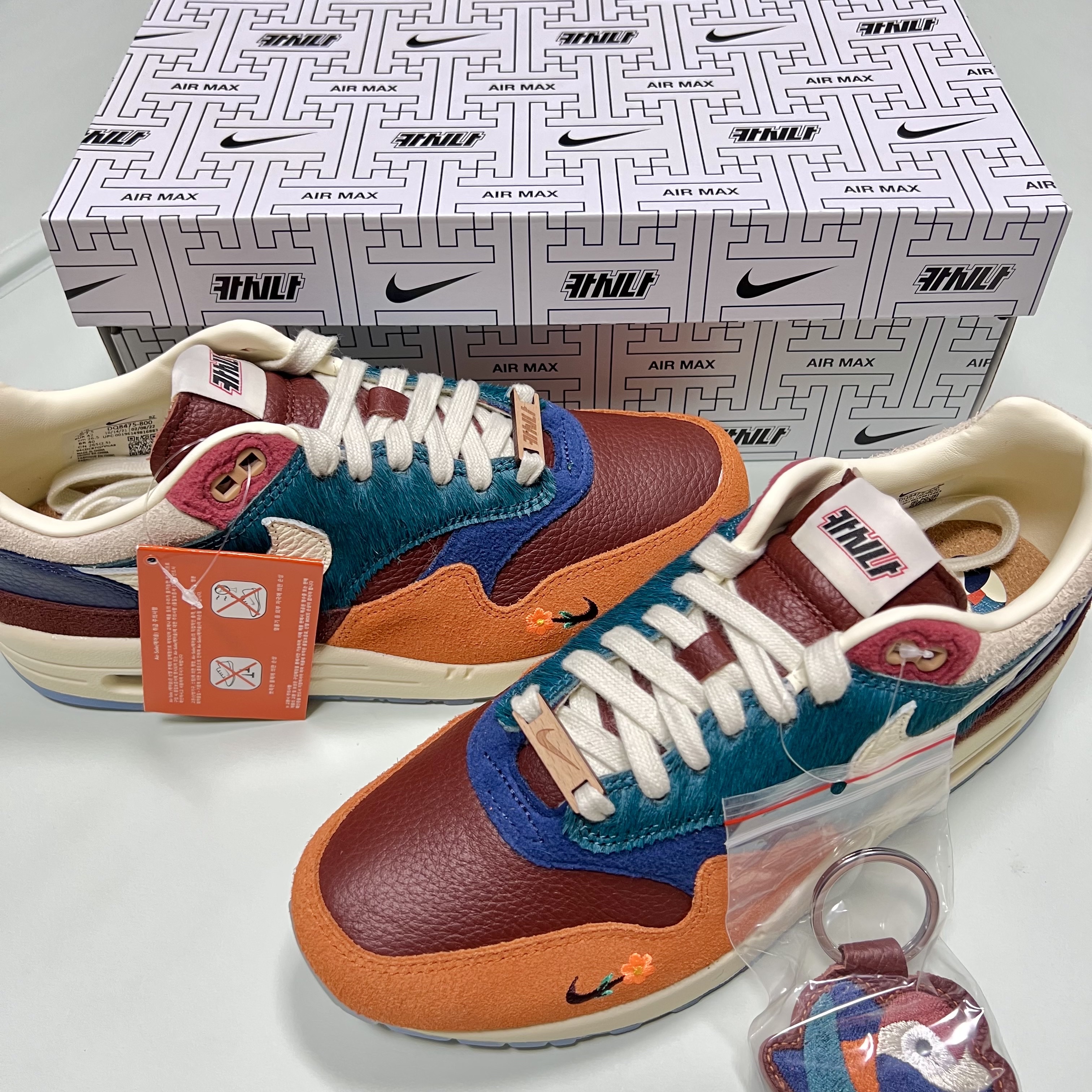 Nike x Kasina Air Max 1 SP Won-Ang Orange 착용 스타일 - 1