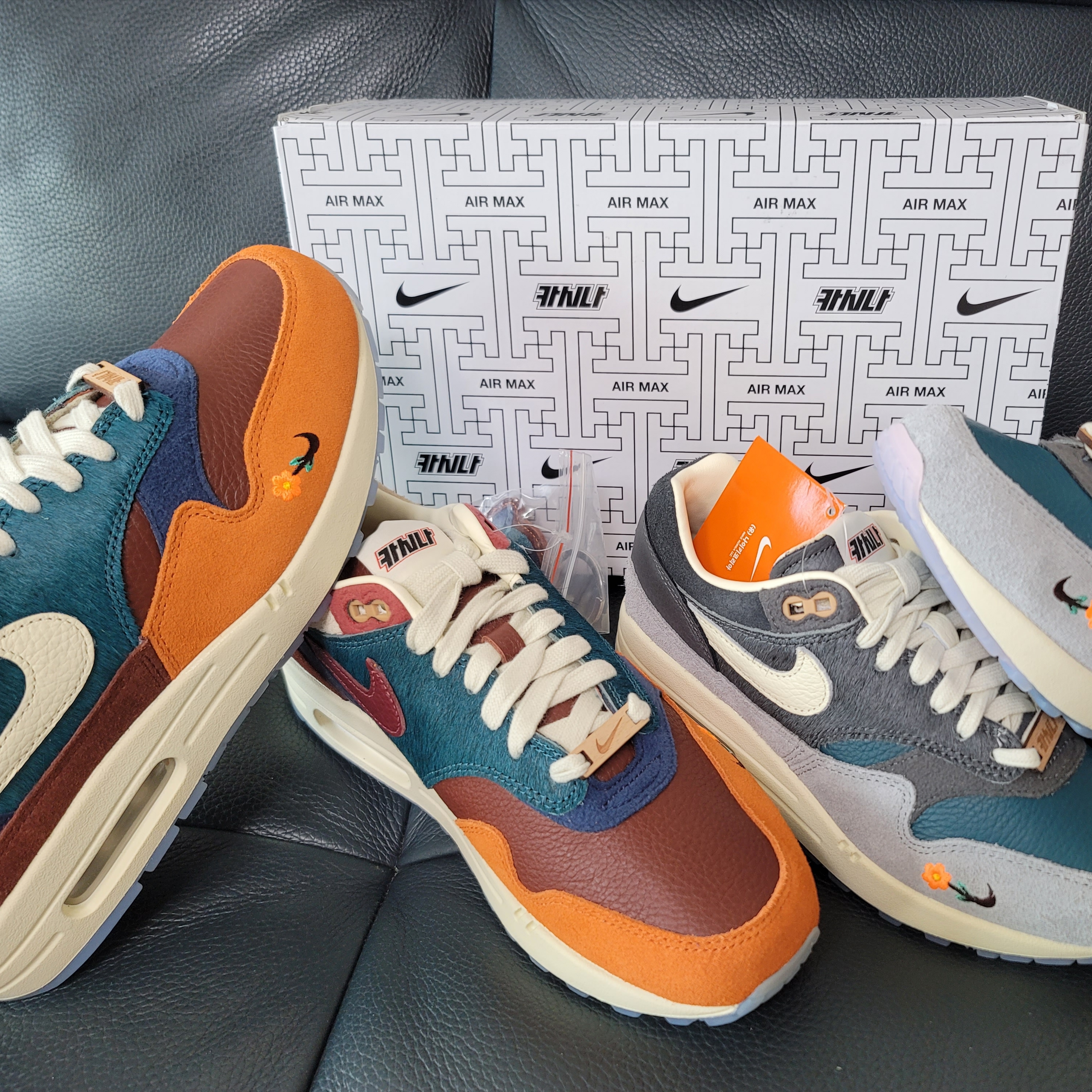 Nike x Kasina Air Max 1 SP Won-Ang Orange 착용 스타일 - 4