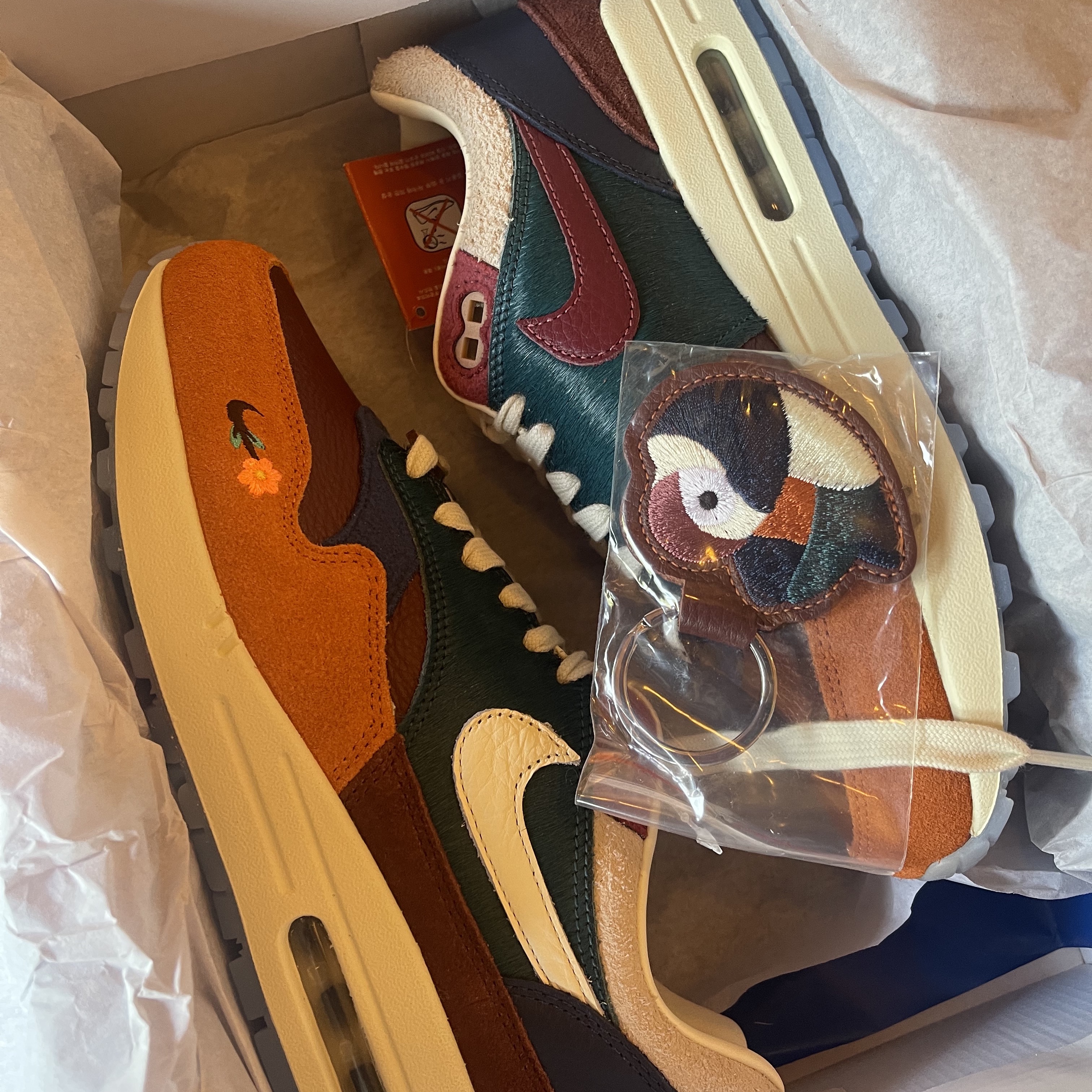 Nike x Kasina Air Max 1 SP Won-Ang Orange 착용 스타일 - 3