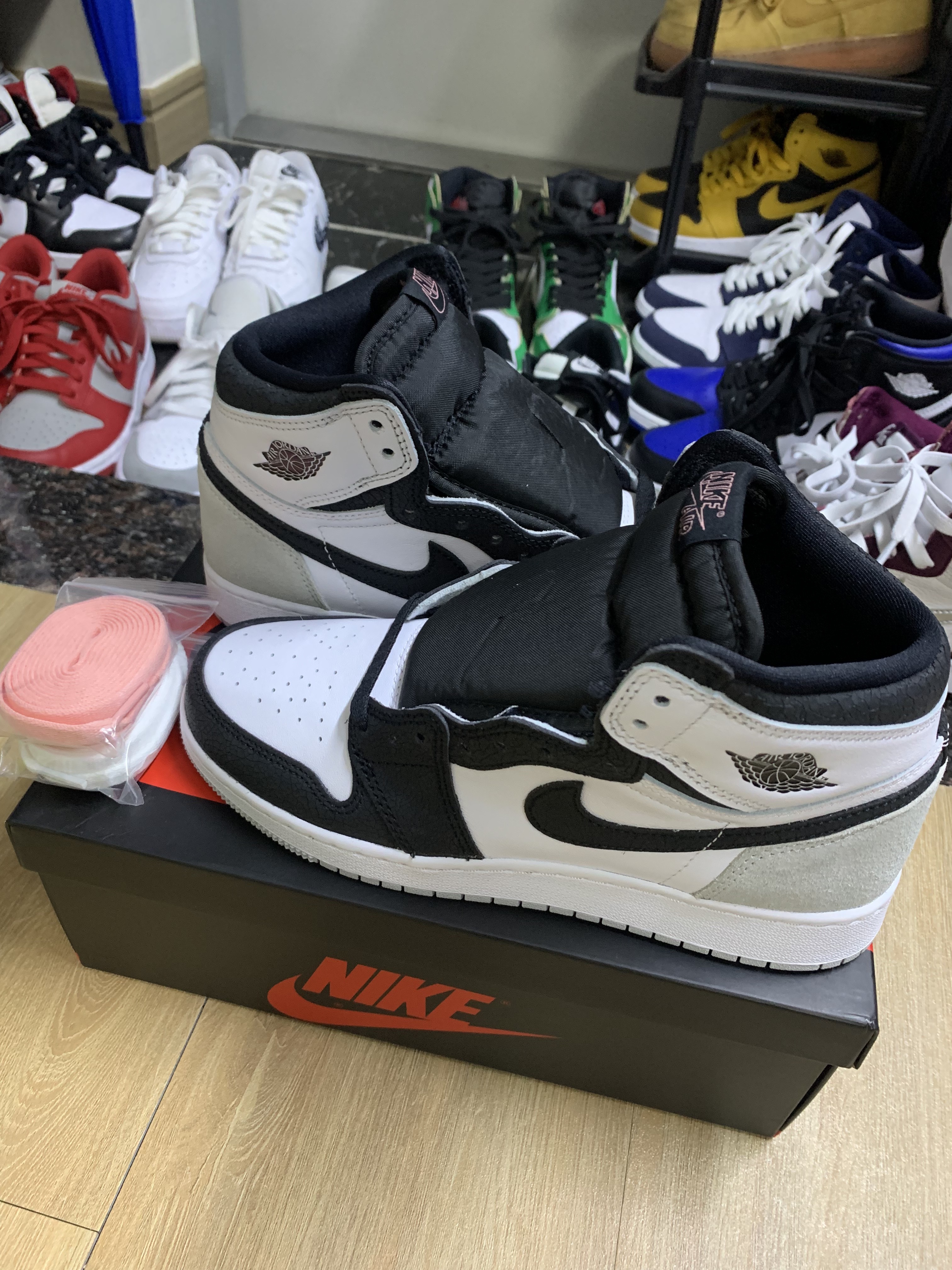 (GS) Jordan 1 Retro High OG Bleached Coral, Jordan 1 Retro High OG Bleached Coral 착용 스타일 - 2