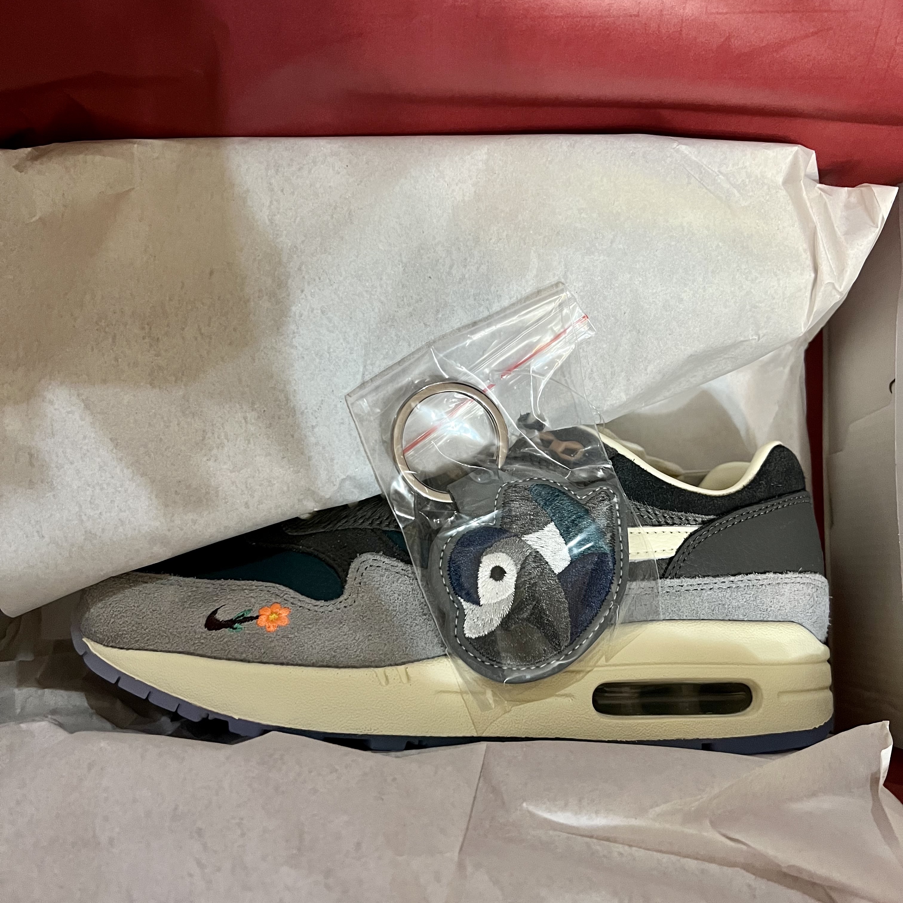 Nike x Kasina Air Max 1 SP Won-Ang Particle Grey 착용 스타일 - 3
