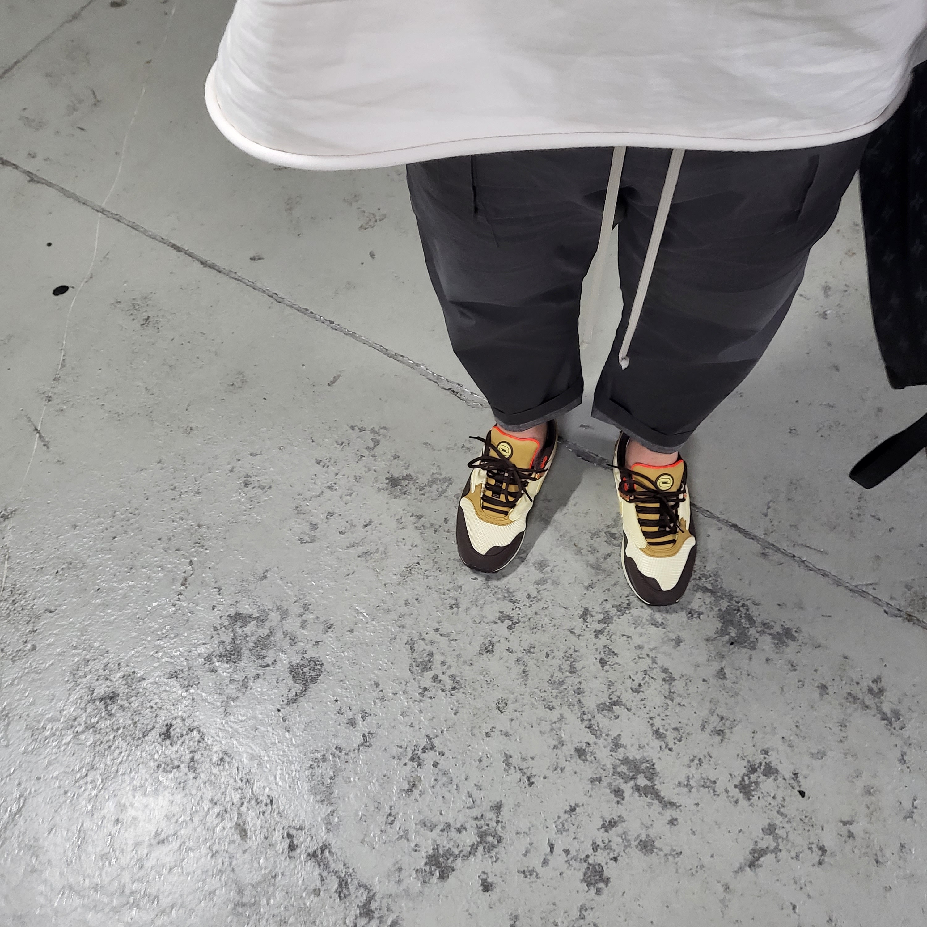 Nike x Travis Scott Air Max 1 Cact.us Brown 착용 스타일 - 1