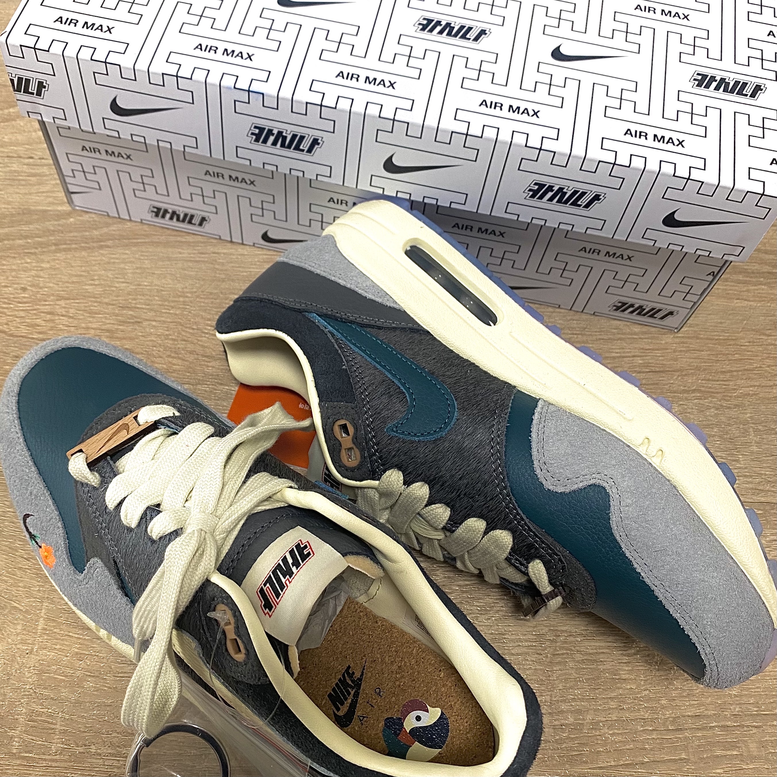 Nike x Kasina Air Max 1 SP Won-Ang Particle Grey 착용 스타일