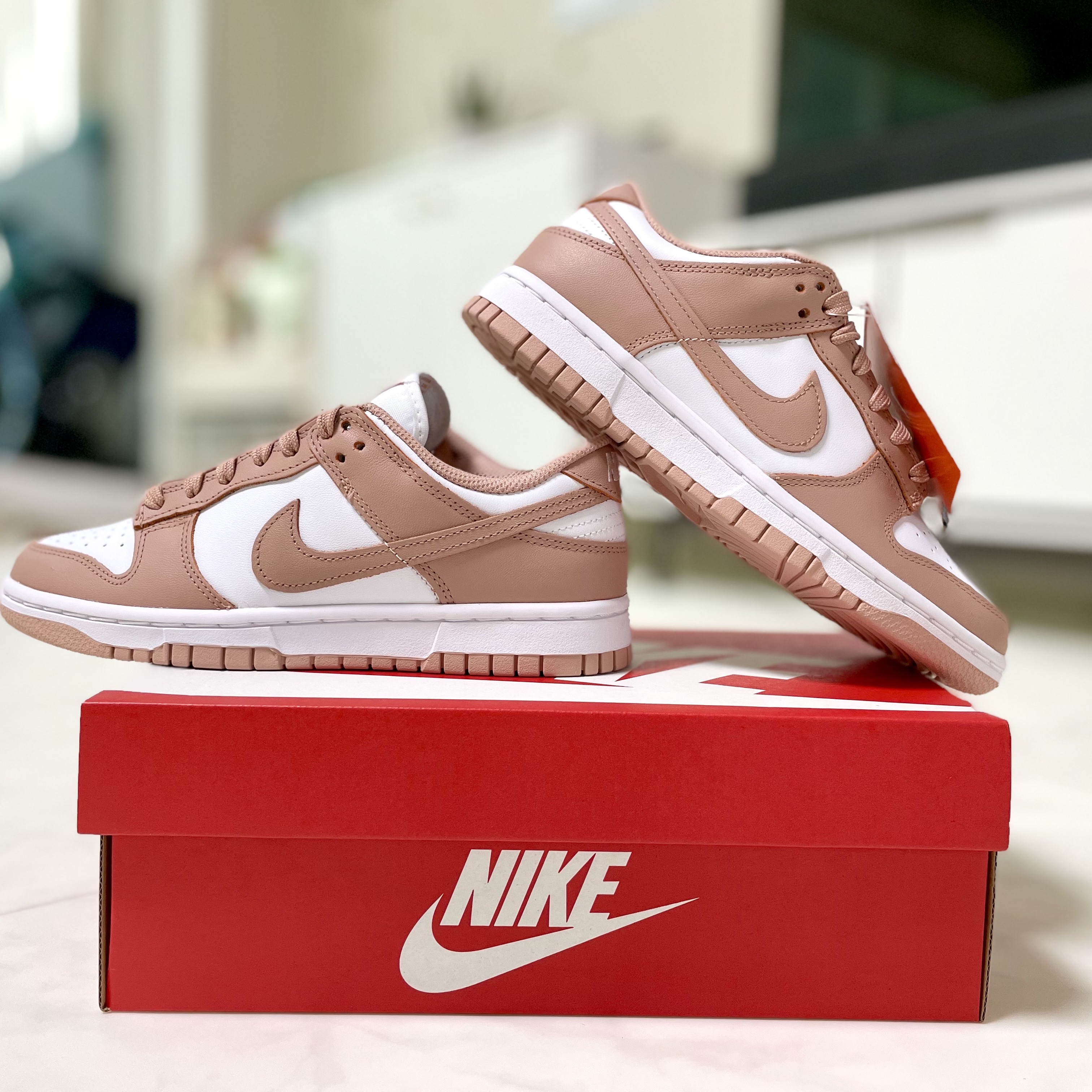 (W) Nike Dunk Low Rose Whisper 착용 스타일
