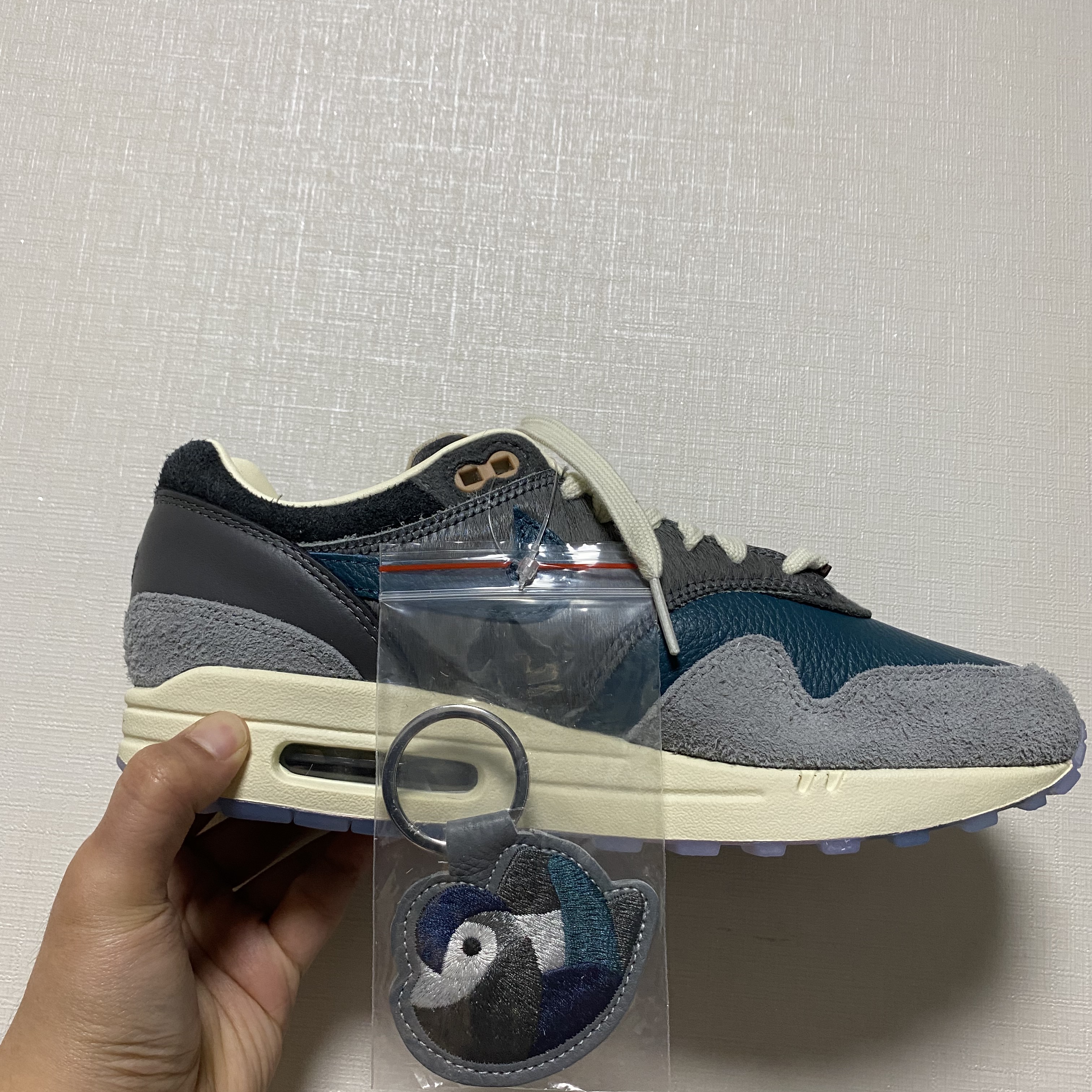 Nike x Kasina Air Max 1 SP Won-Ang Particle Grey 착용 스타일 - 4