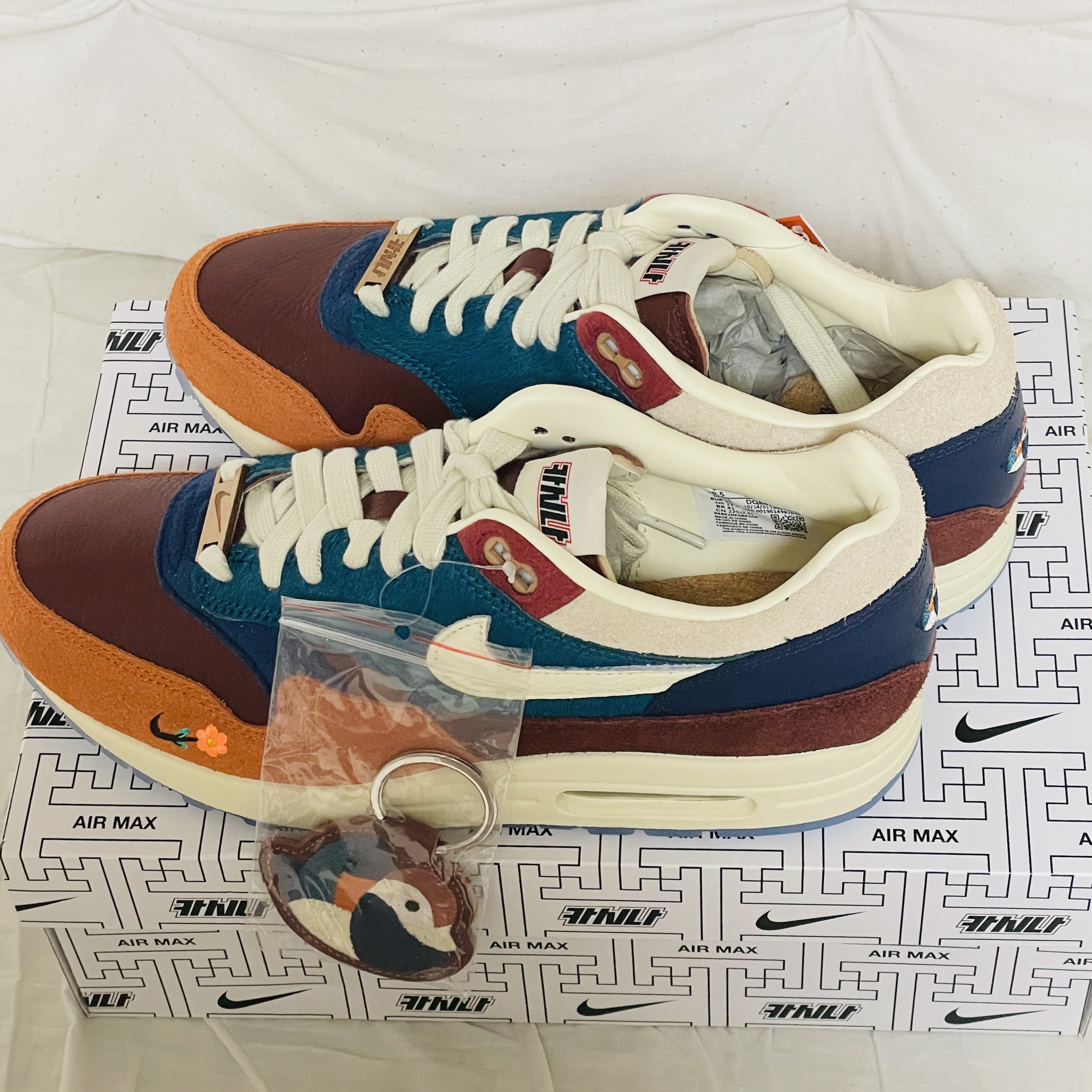 Nike x Kasina Air Max 1 SP Won-Ang Orange 착용 스타일 - 1