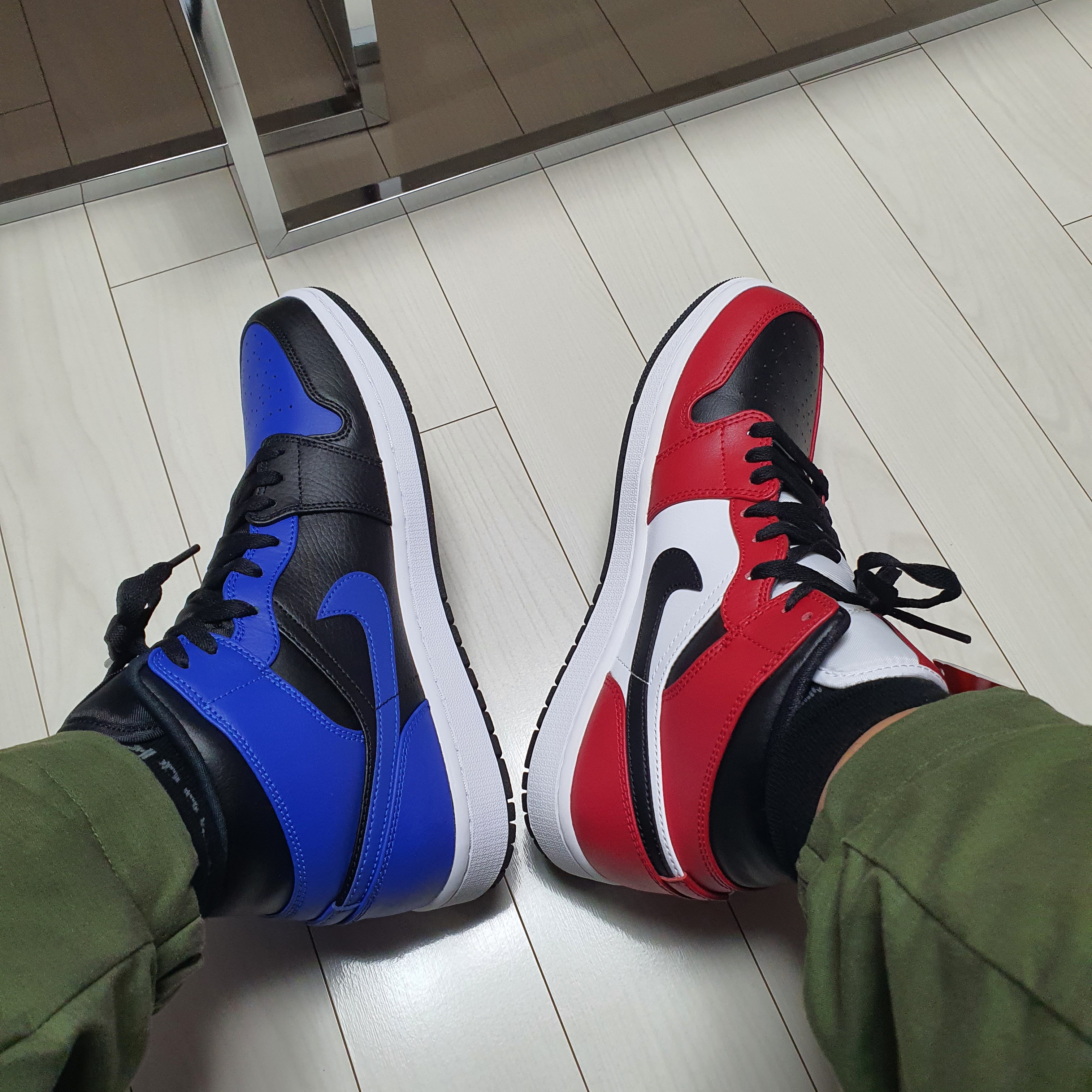 Jordan 1 Mid Chicago Black Toe 착용 스타일