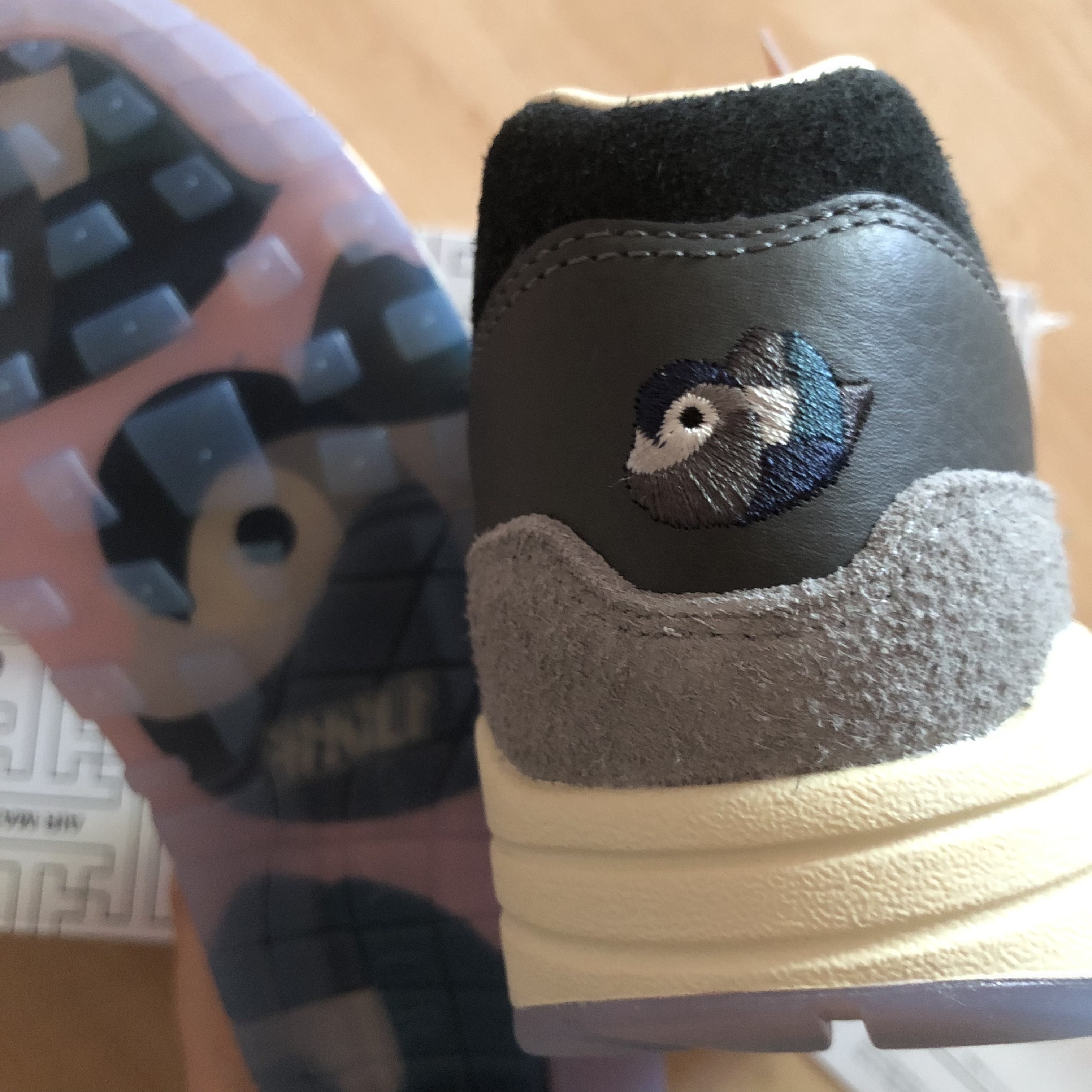 Nike x Kasina Air Max 1 SP Won-Ang Particle Grey 착용 스타일 - 4