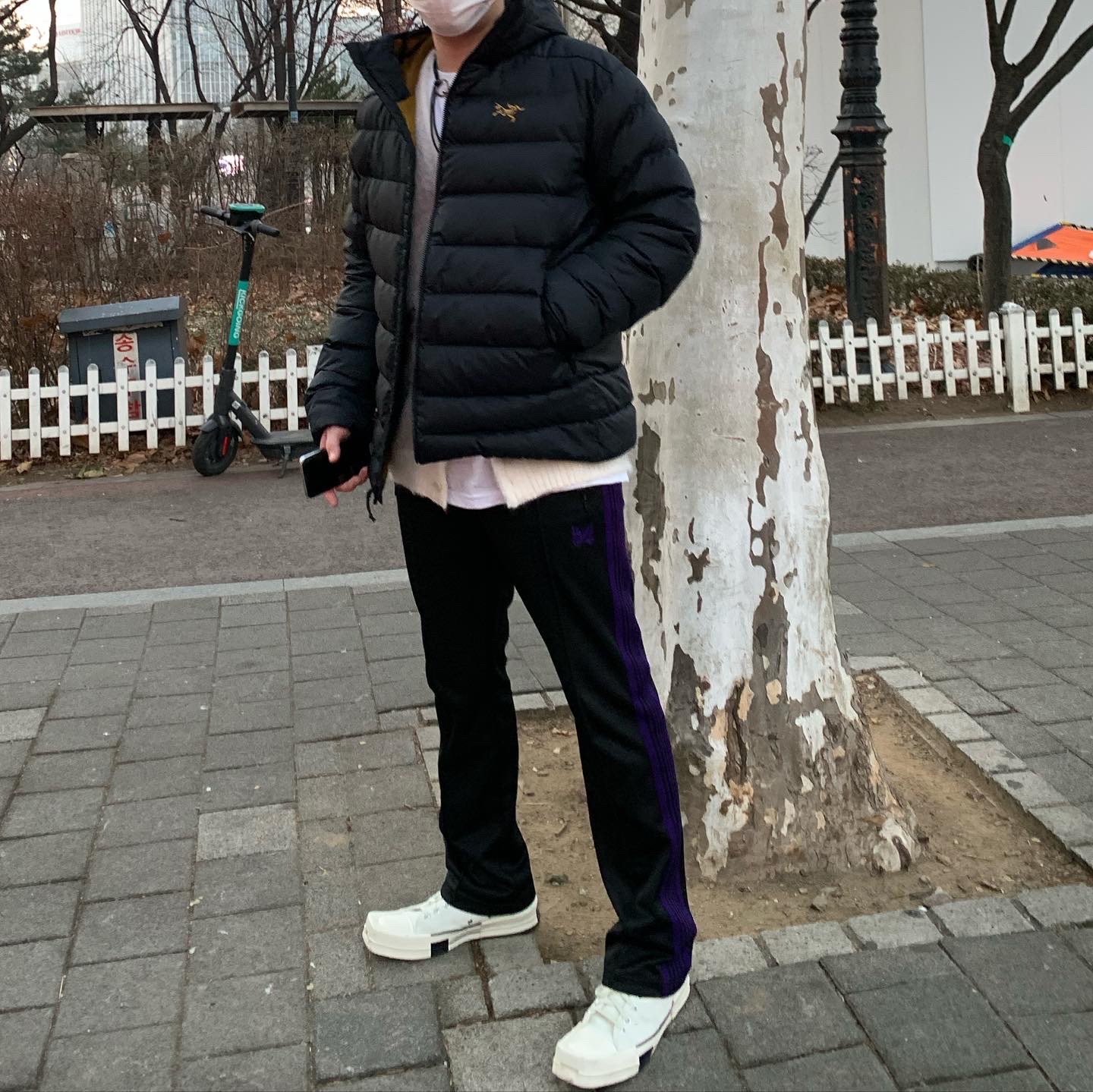 Arc'teryx Thorium AR Hoody 24K Black 착용 스타일 - 1
