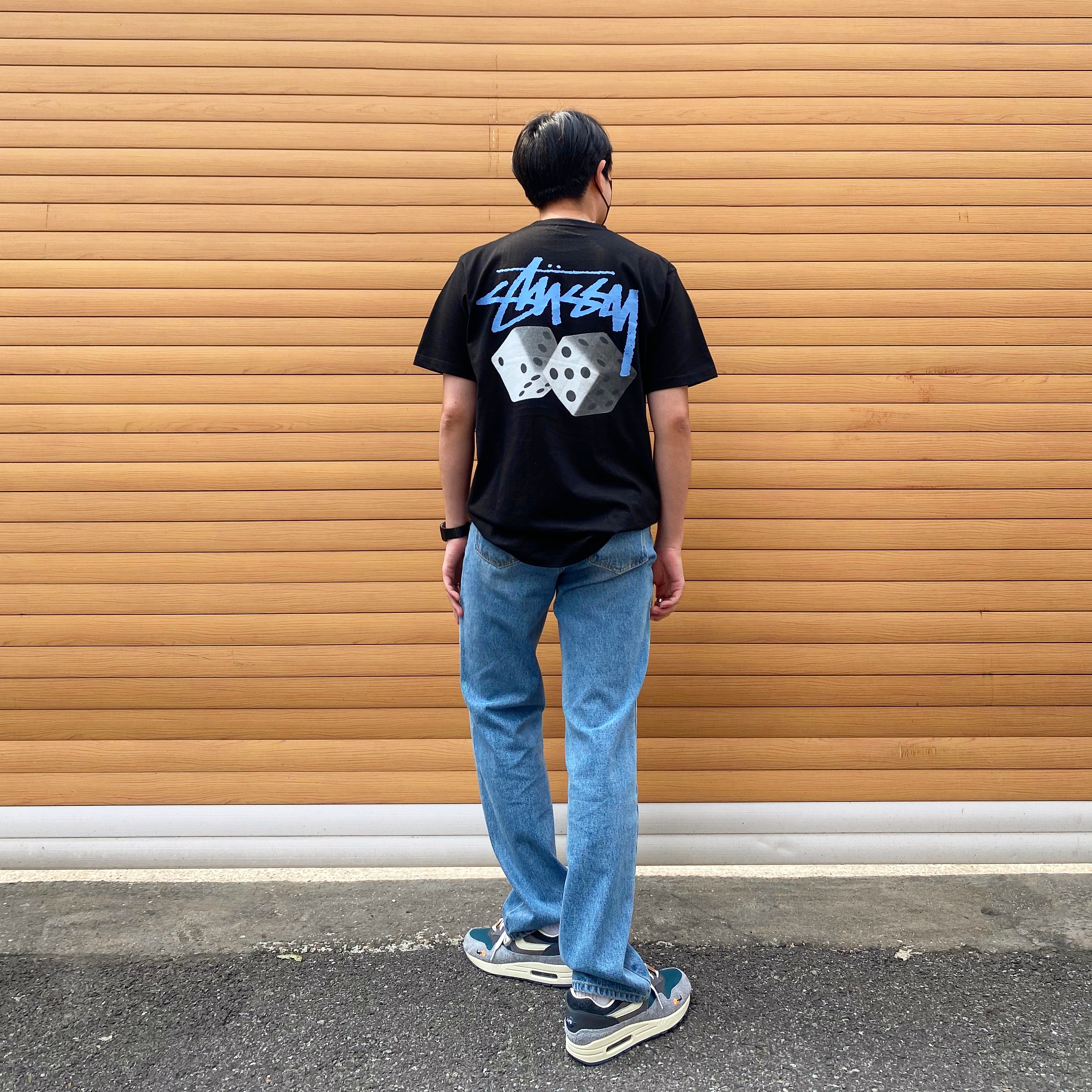 Nike x Kasina Air Max 1 SP Won-Ang Particle Grey, Stussy Roll The Dice Pigment Dyed T-Shirt Black 착용 스타일