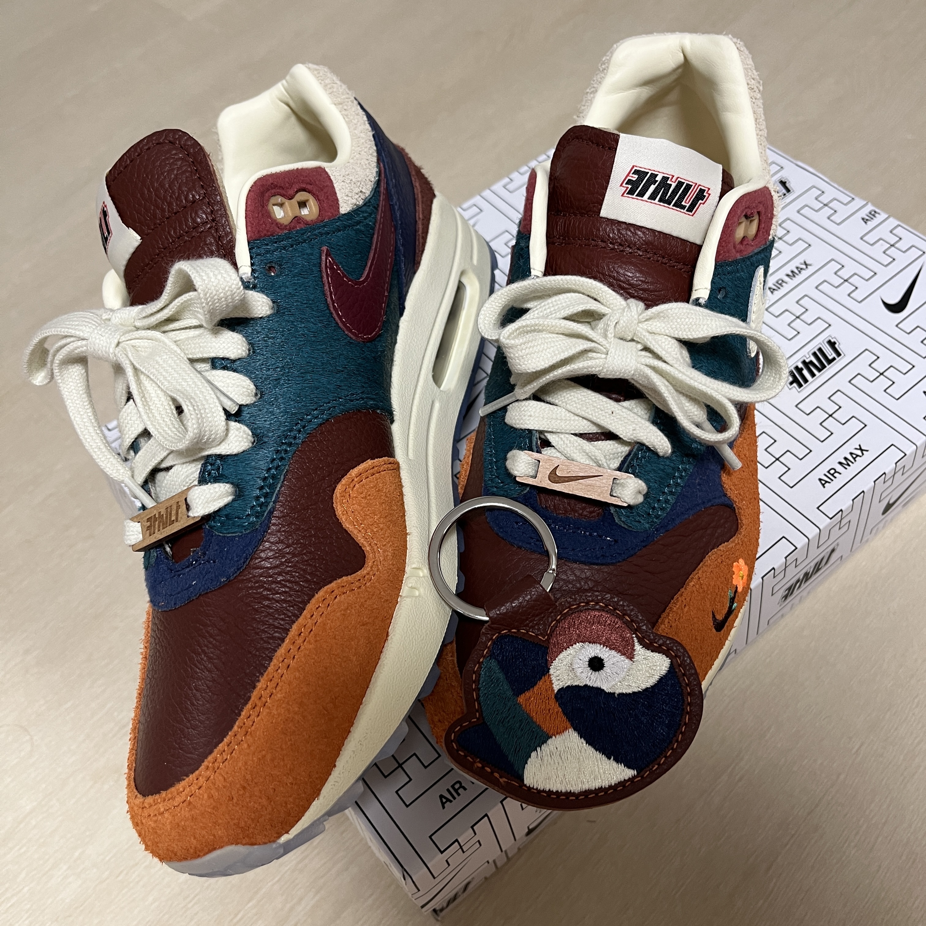 Nike x Kasina Air Max 1 SP Won-Ang Orange 착용 스타일 - 2