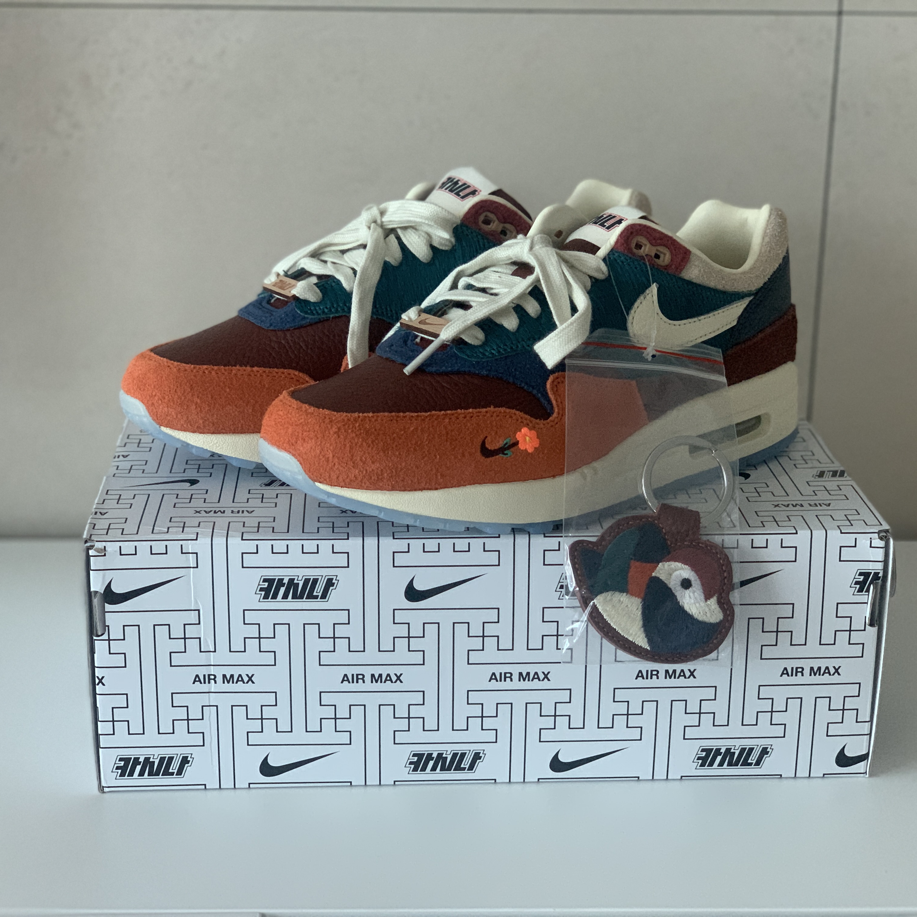 Nike x Kasina Air Max 1 SP Won-Ang Orange 착용 스타일