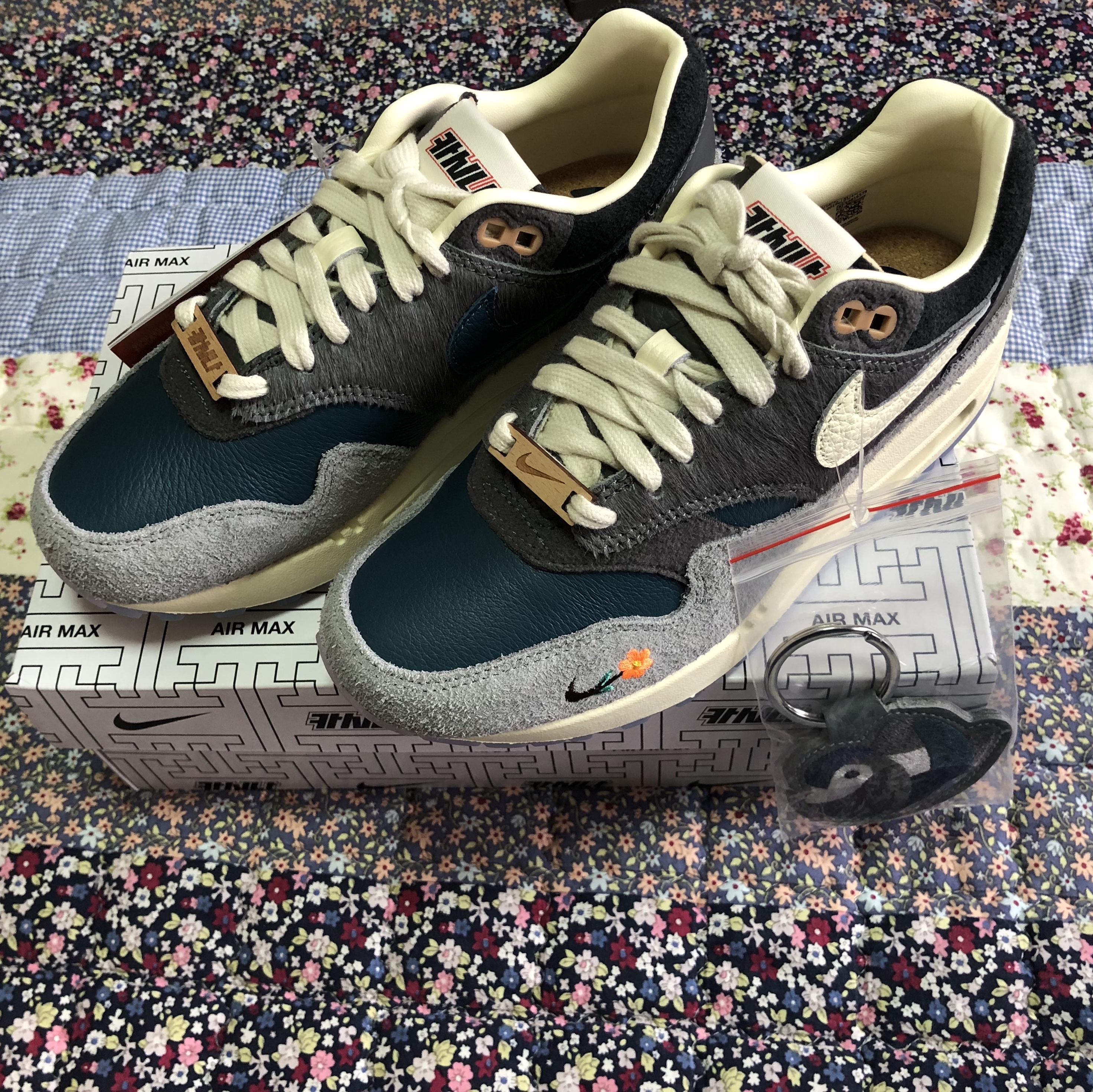 Nike x Kasina Air Max 1 SP Won-Ang Particle Grey 착용 스타일