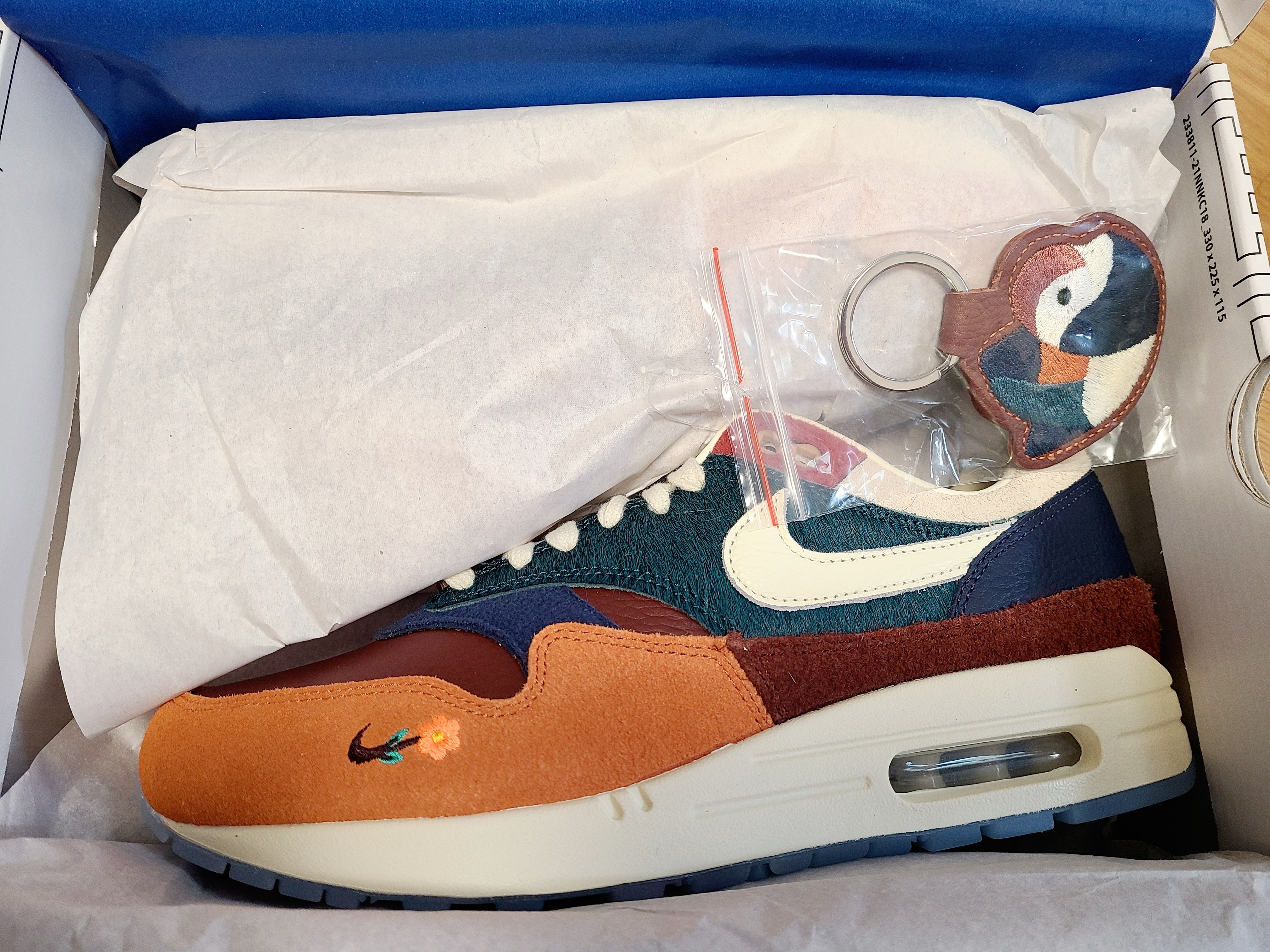 Nike x Kasina Air Max 1 SP Won-Ang Orange 착용 스타일 - 4