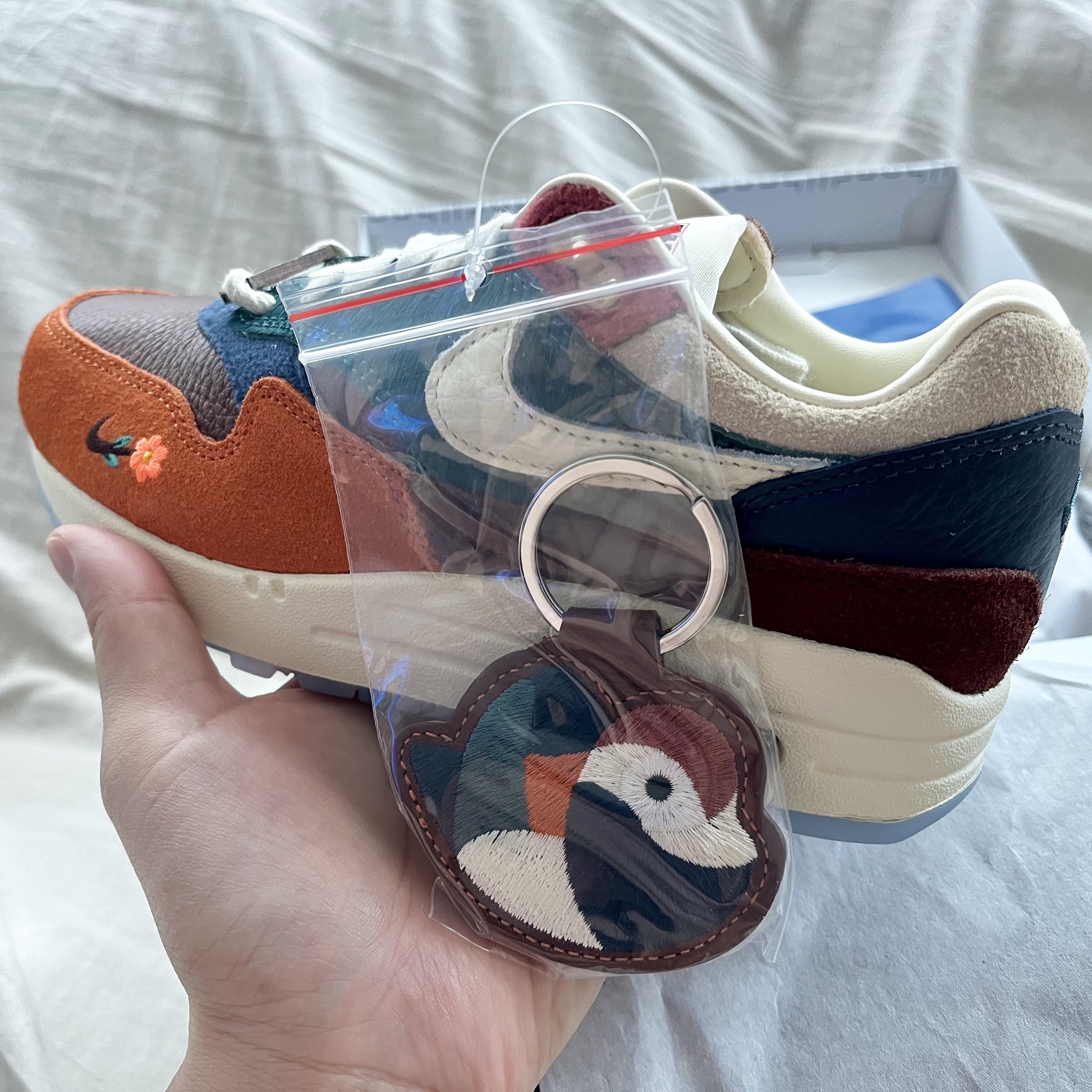 Nike x Kasina Air Max 1 SP Won-Ang Orange 착용 스타일 - 2