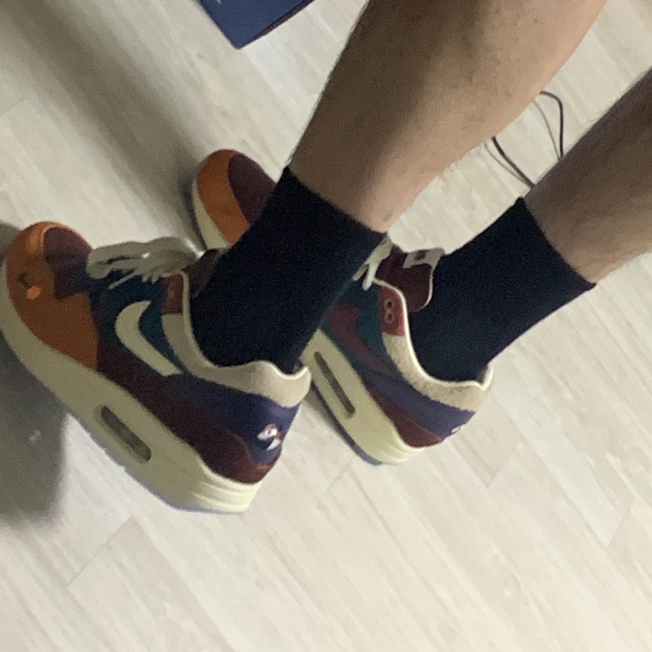Nike x Kasina Air Max 1 SP Won-Ang Orange 착용 스타일 - 2