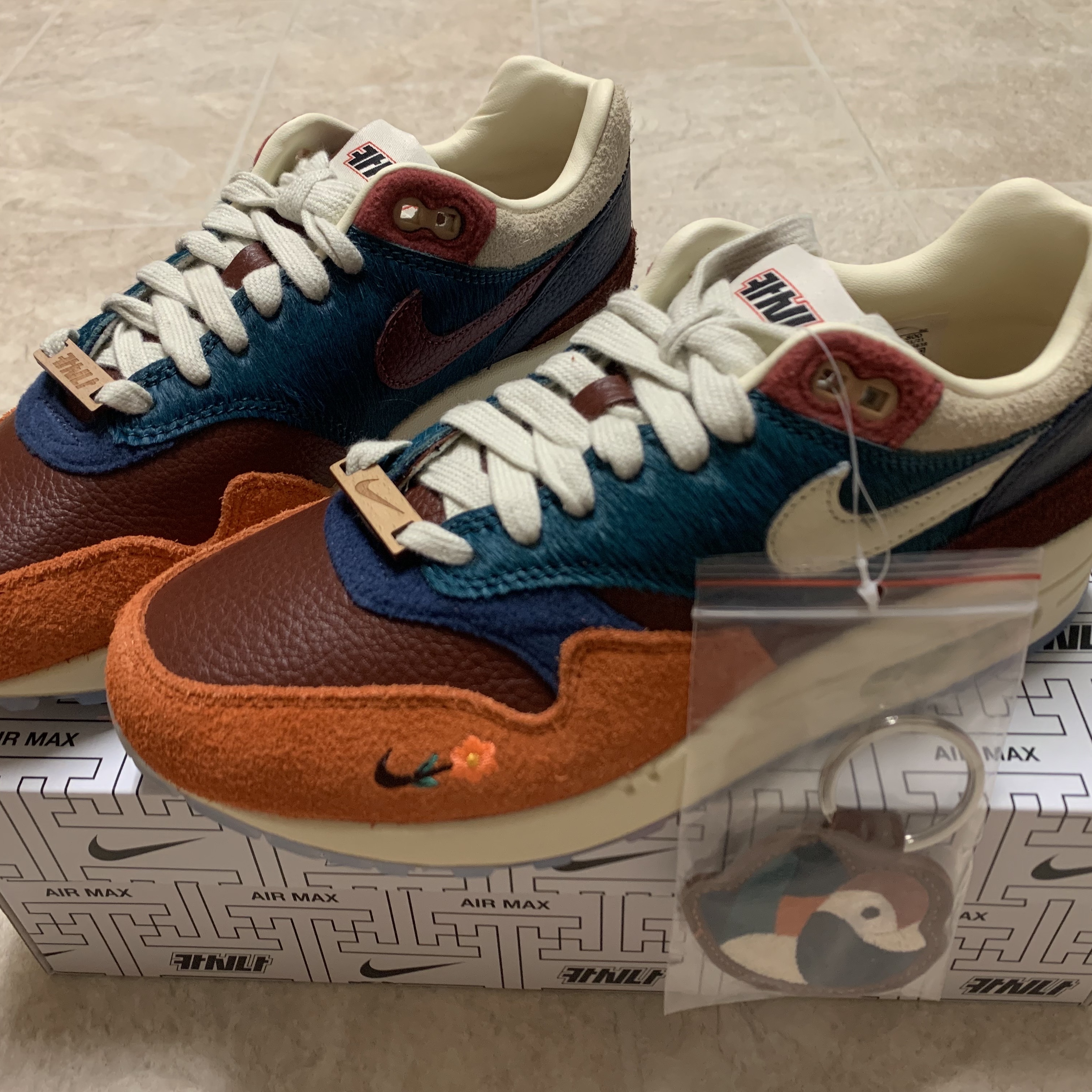 Nike x Kasina Air Max 1 SP Won-Ang Orange 착용 스타일