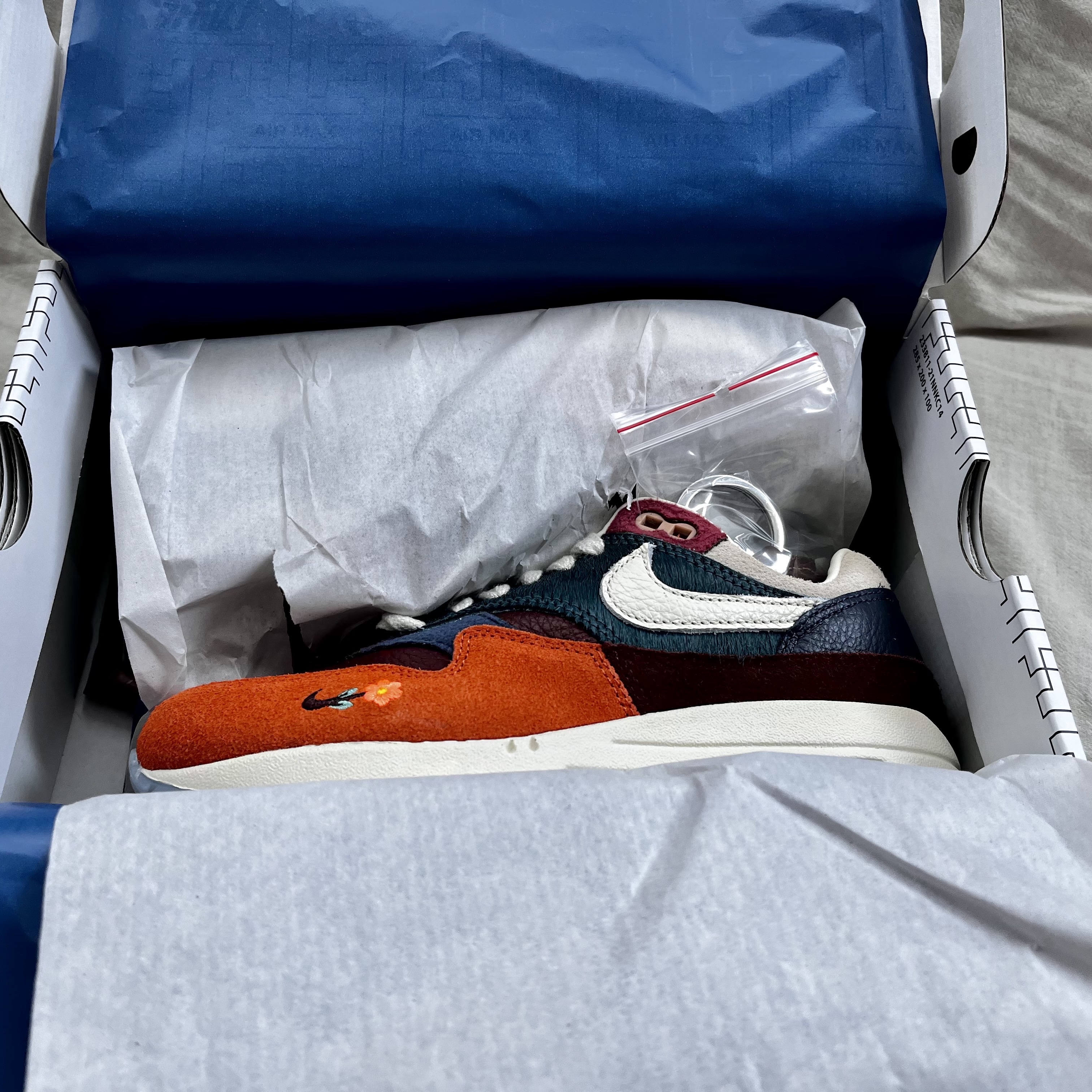 Nike x Kasina Air Max 1 SP Won-Ang Orange 착용 스타일 - 1