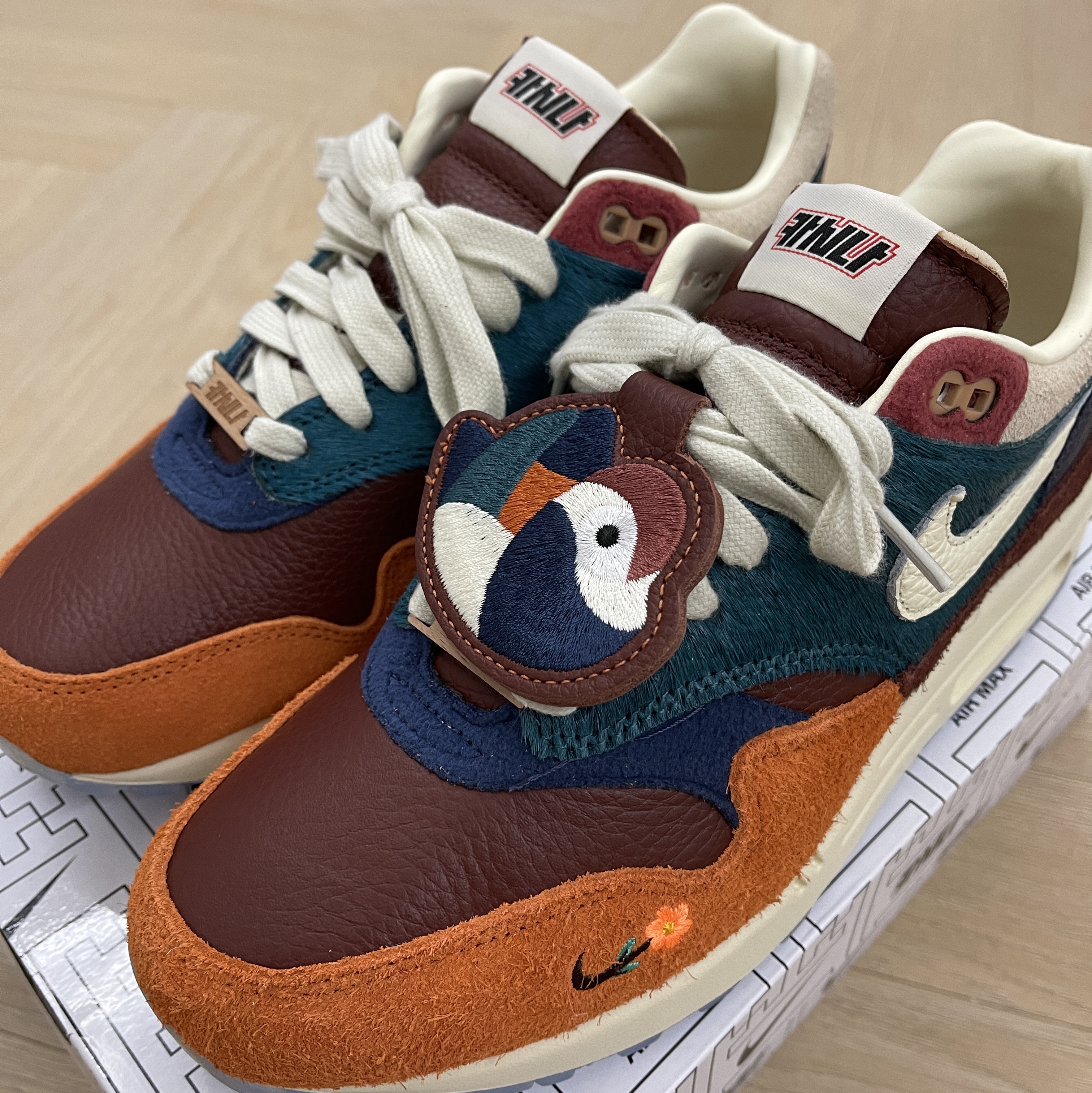 Nike x Kasina Air Max 1 SP Won-Ang Orange 착용 스타일
