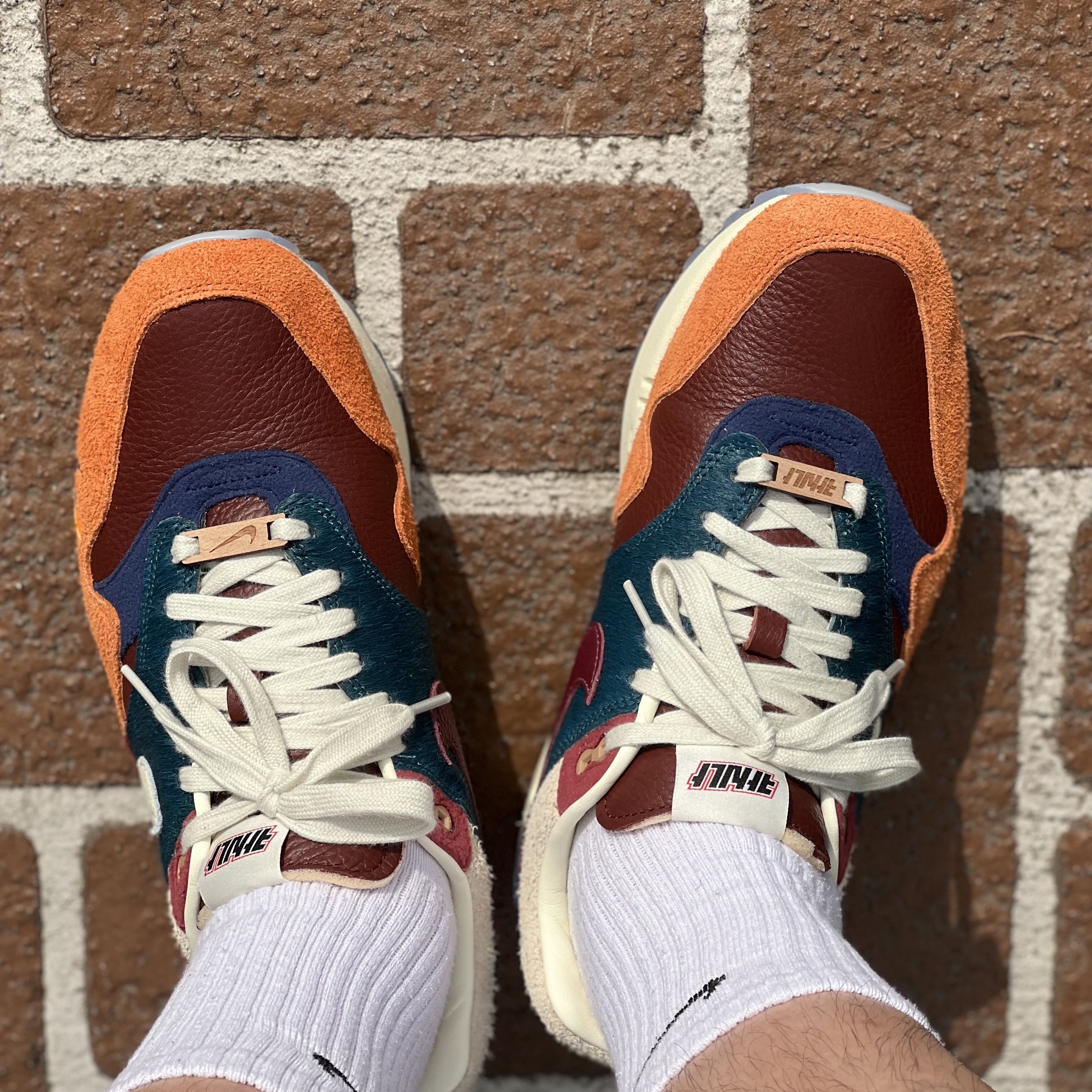 Nike x Kasina Air Max 1 SP Won-Ang Orange 착용 스타일