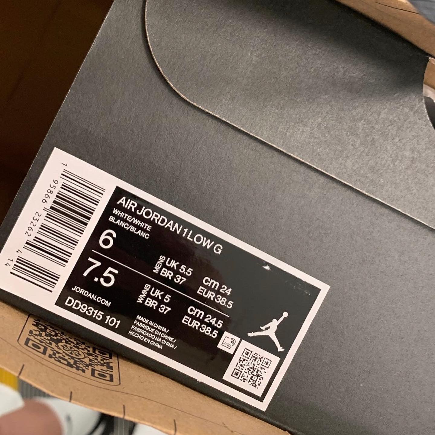 Jordan 1 Low Golf Triple White 착용 스타일