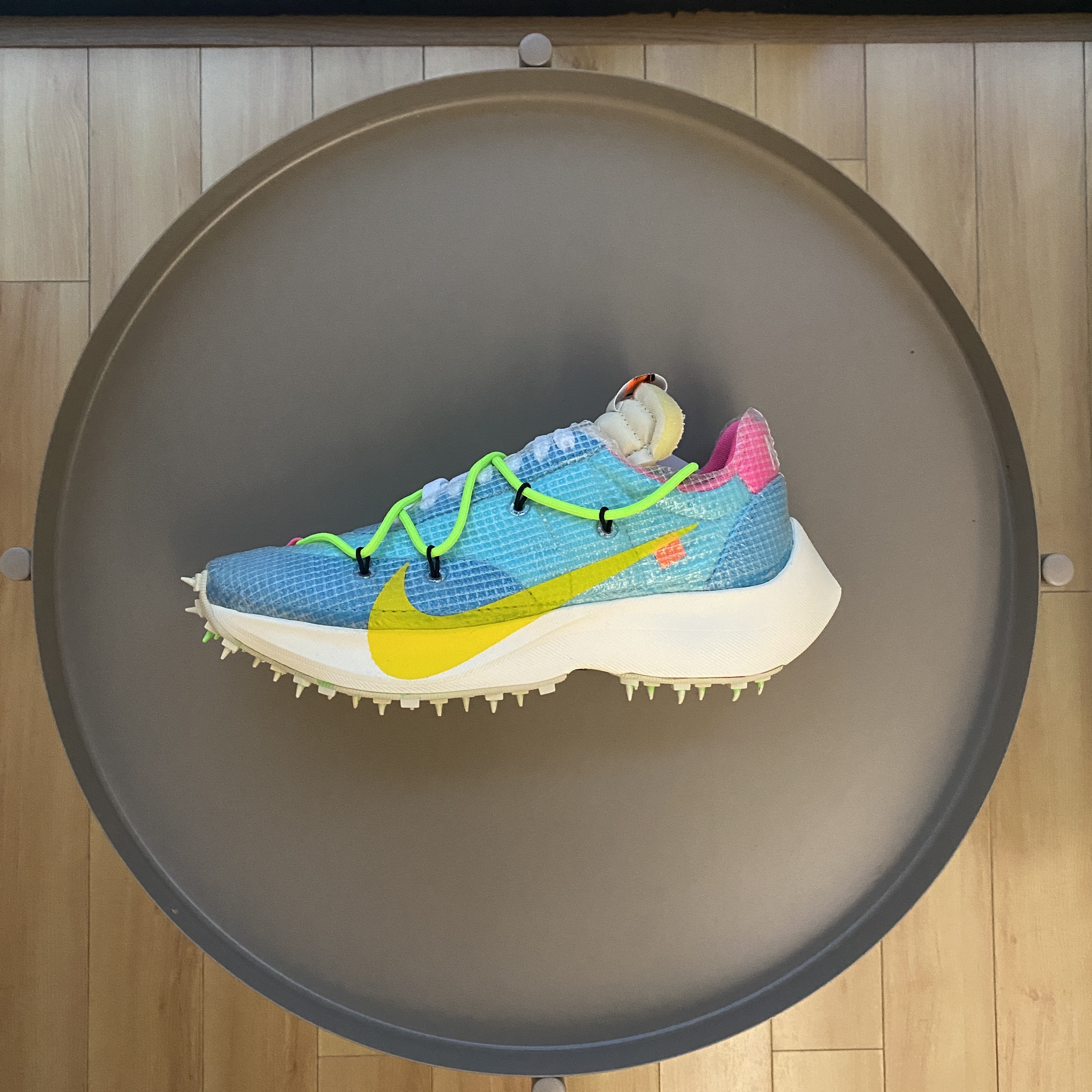 (W) Nike x Off-White Vapor Street Polarized Blue 착용 스타일 - 1