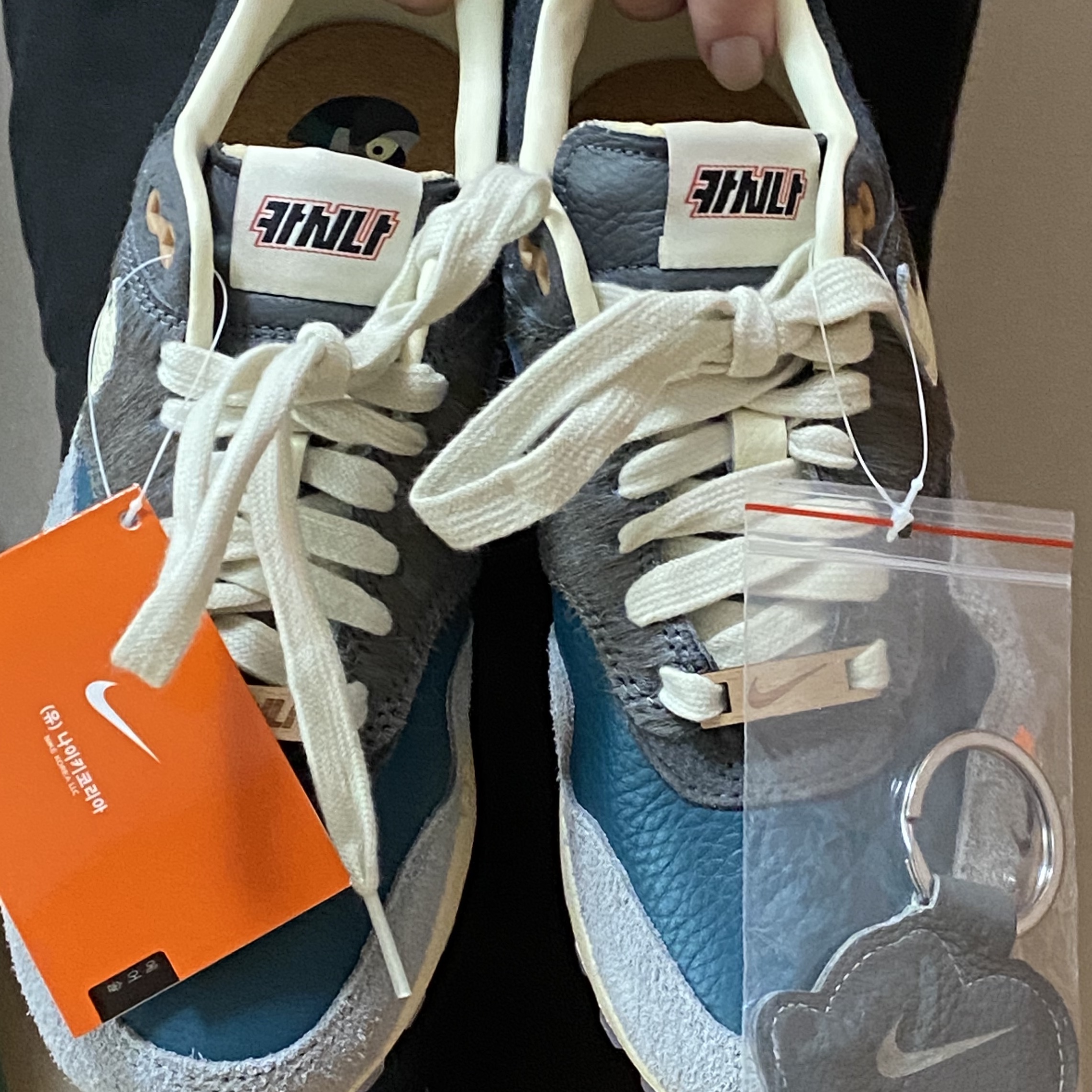 Nike x Kasina Air Max 1 SP Won-Ang Particle Grey 착용 스타일