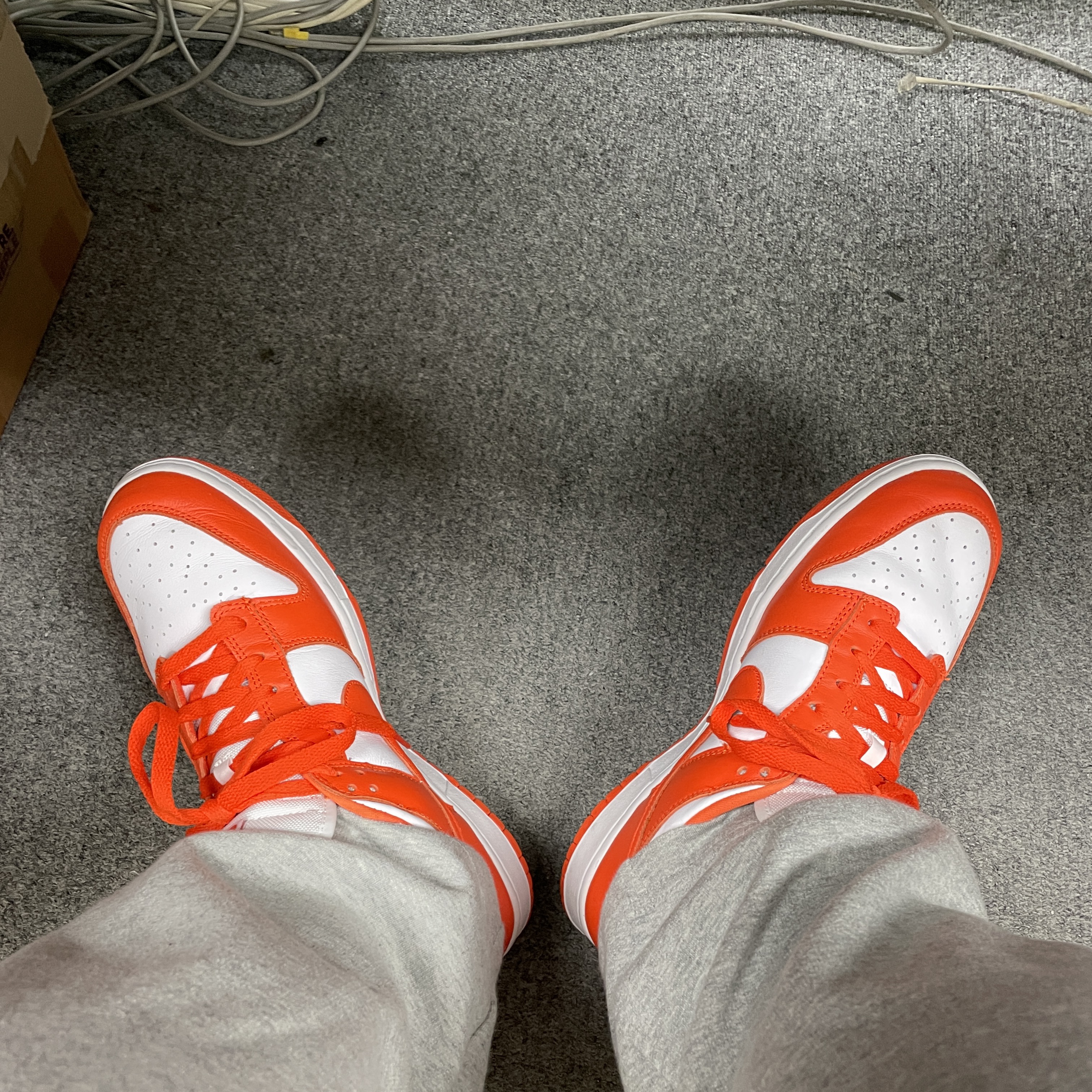 Nike Dunk Low SP Syracuse 2020 착용 스타일