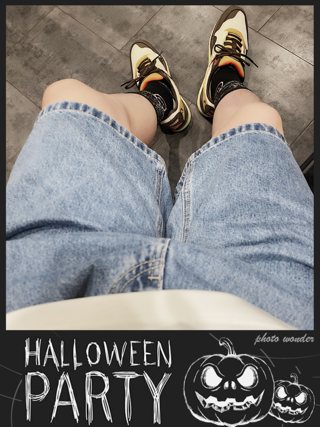 Nike x Travis Scott Air Max 1 Cact.us Brown, Jordan x Travis Scott x Fragment T-Shirt Sail (DJ0619-133) 착용 스타일 - 2