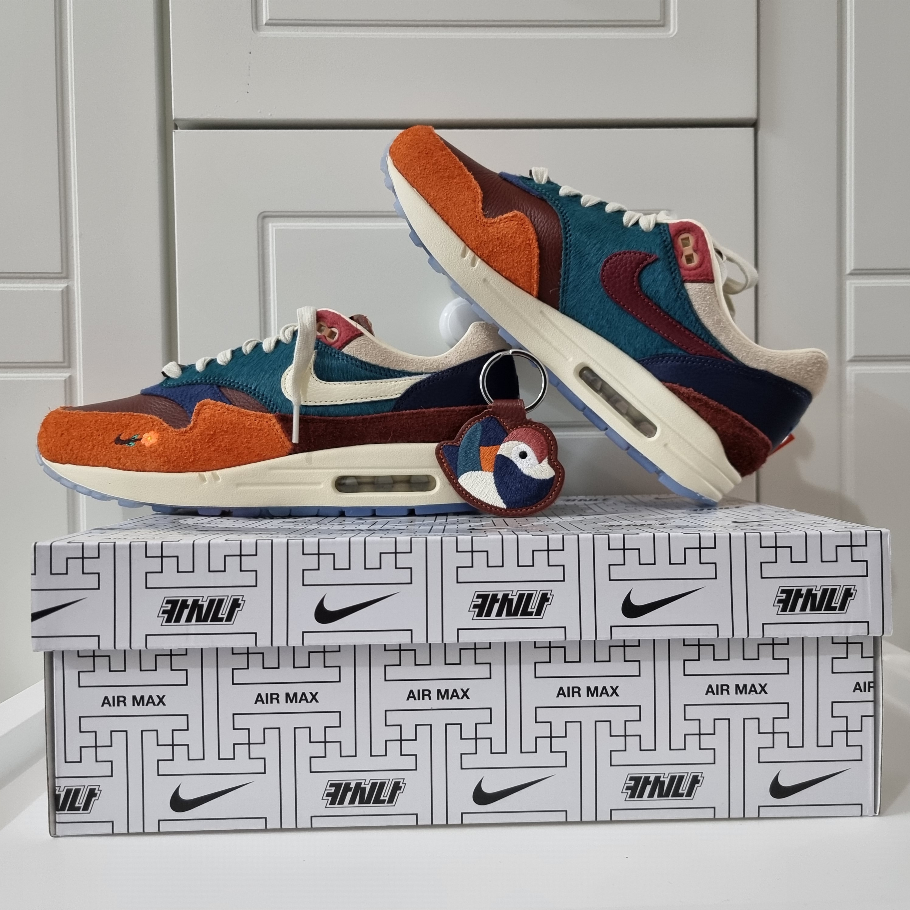 Nike x Kasina Air Max 1 SP Won-Ang Orange 착용 스타일