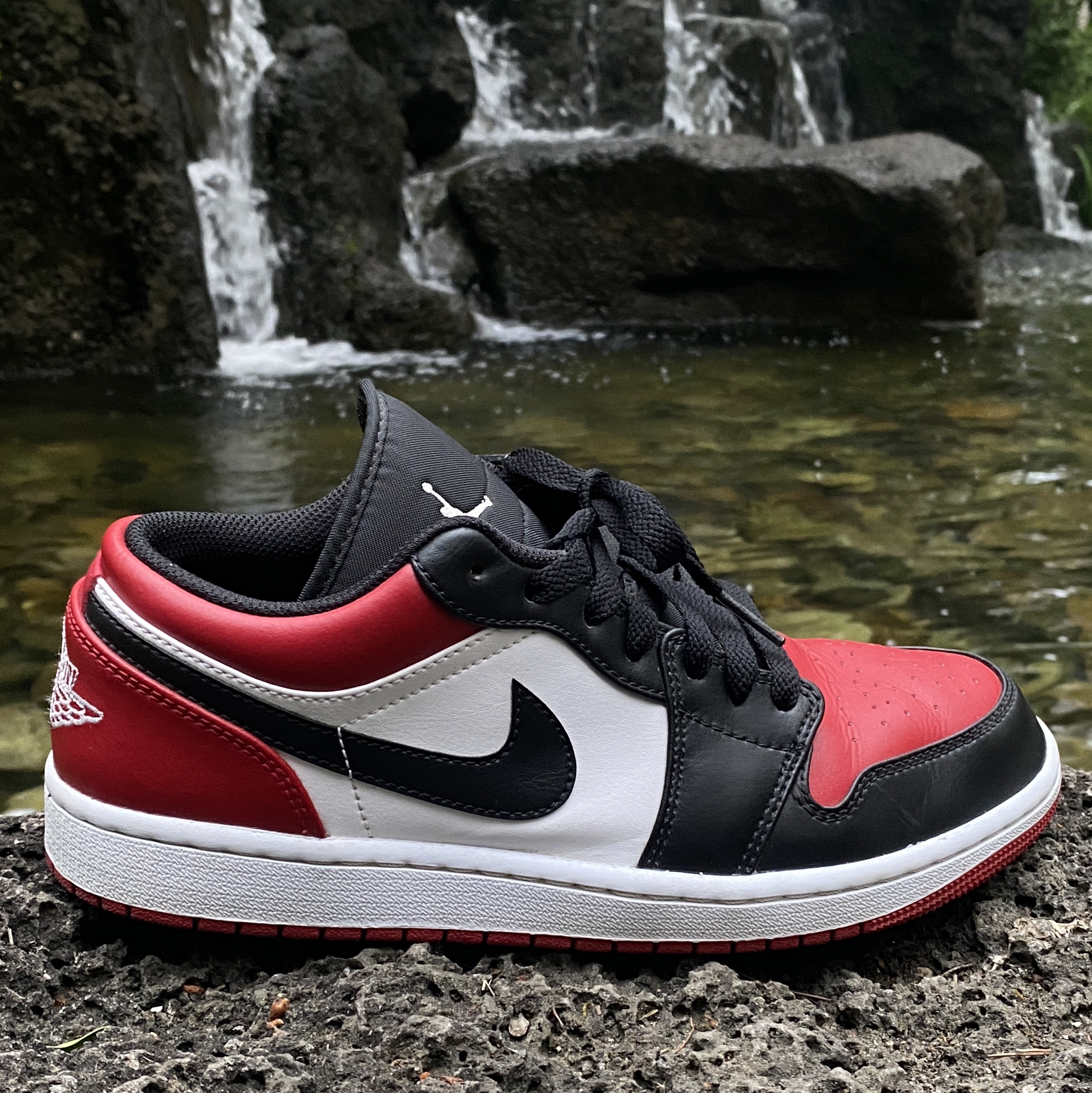 Jordan 1 Low Bred Toe 착용 스타일 - 2