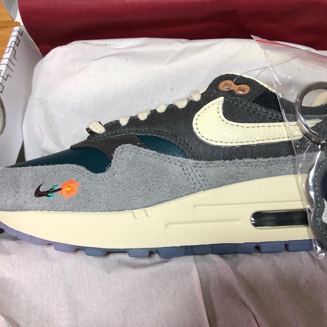 Nike x Kasina Air Max 1 SP Won-Ang Particle Grey 착용 스타일 - 4