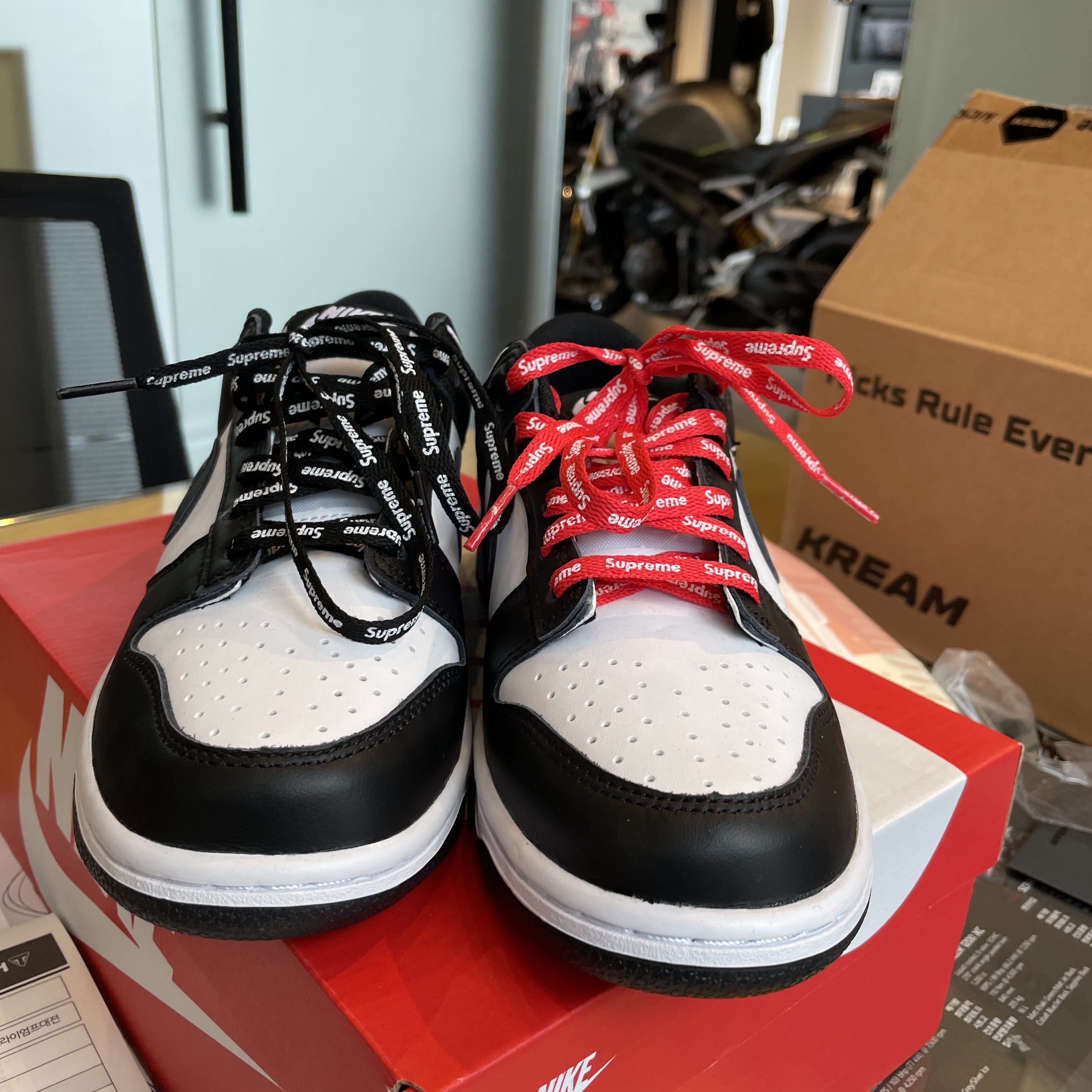 Nike Dunk Low Retro Black 착용 스타일 - 3