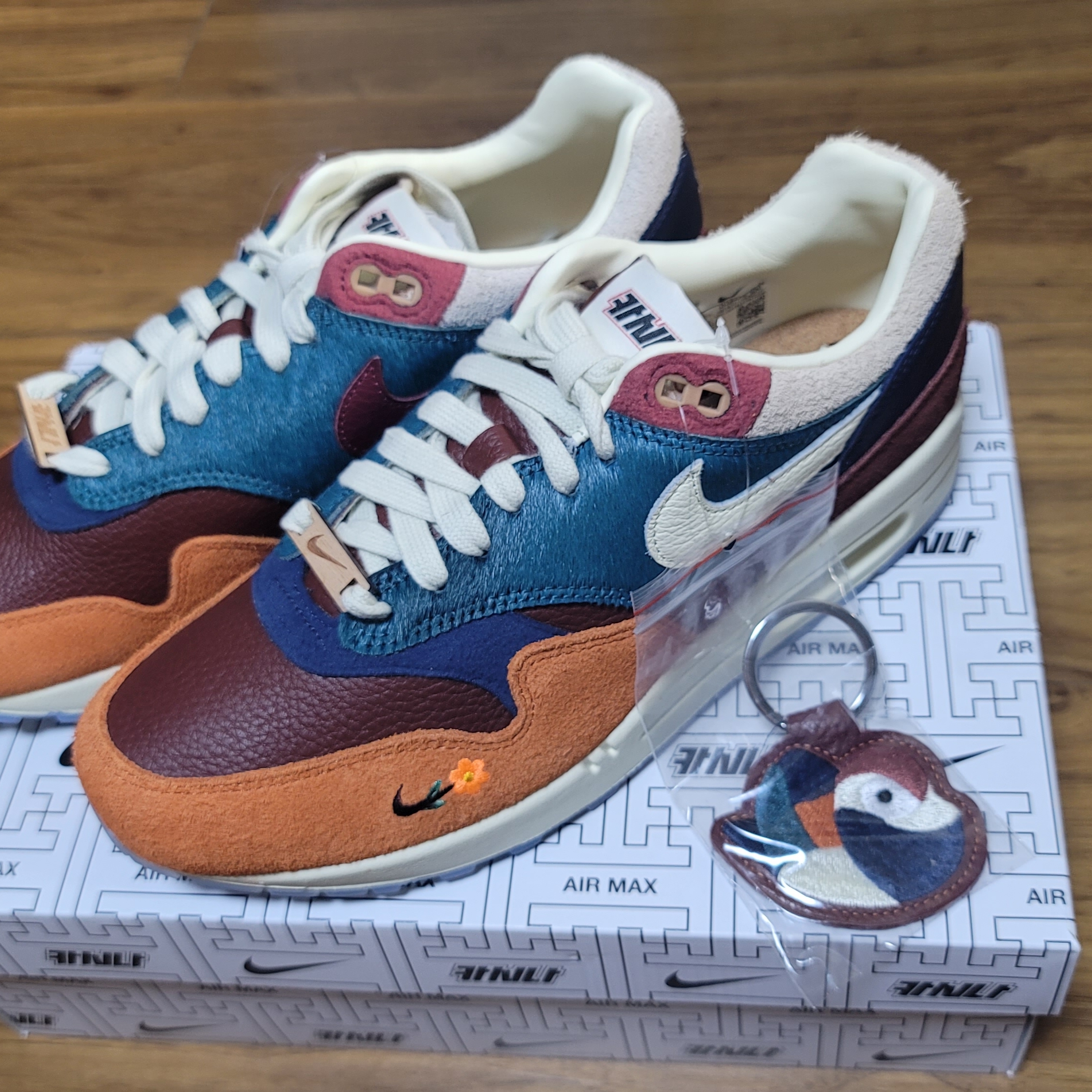 Nike x Kasina Air Max 1 SP Won-Ang Orange 착용 스타일