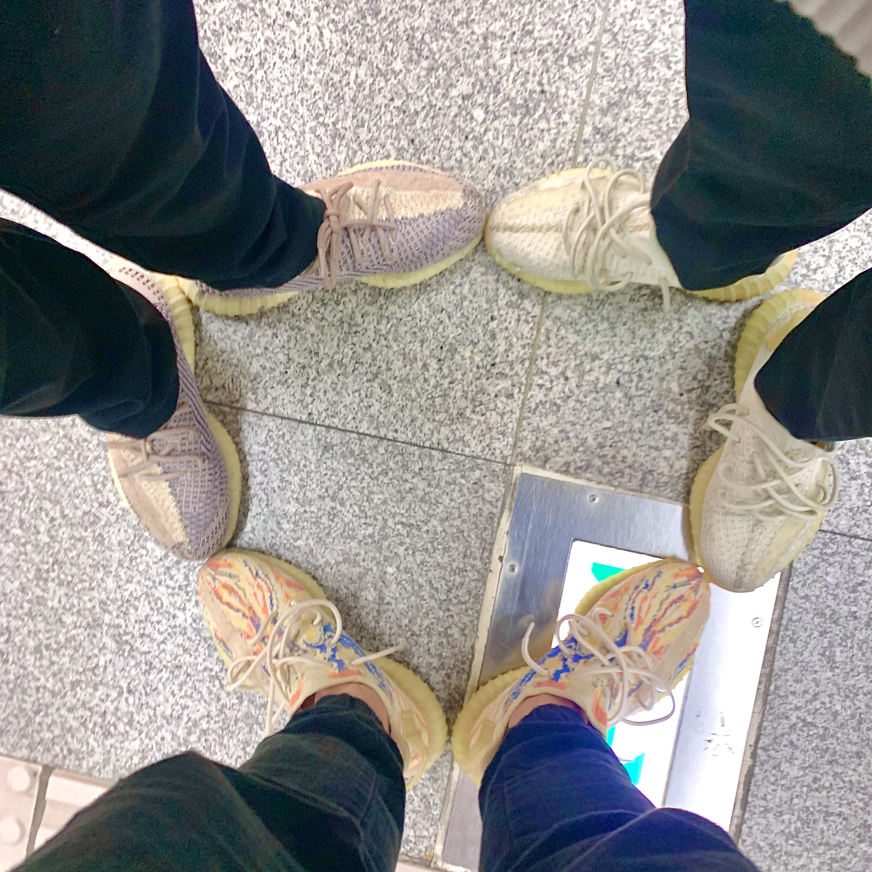 Adidas Yeezy Boost 350 V2 MX Oat, Adidas Yeezy Boost 350 V2 Ash Pearl 착용 스타일