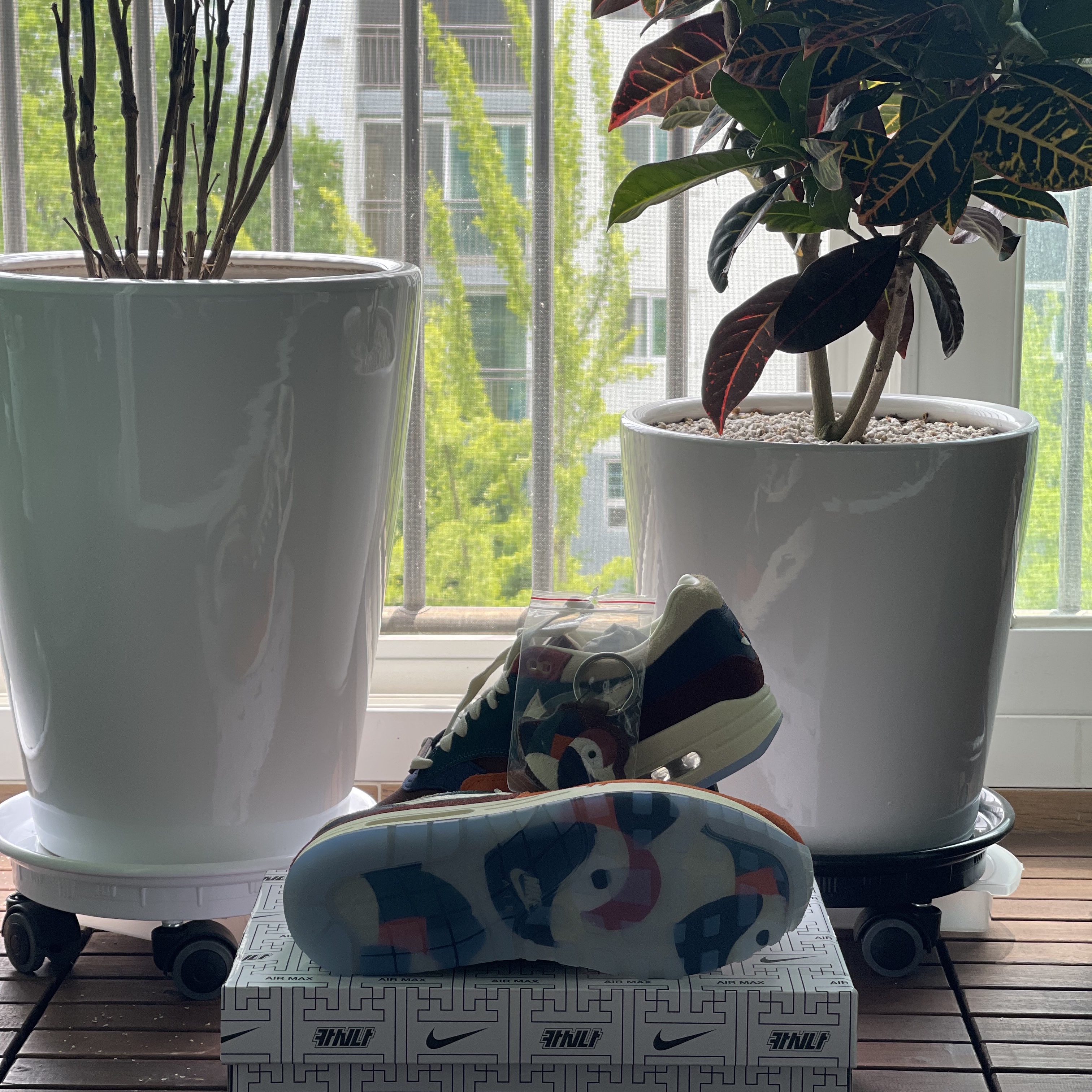 Nike x Kasina Air Max 1 SP Won-Ang Orange 착용 스타일