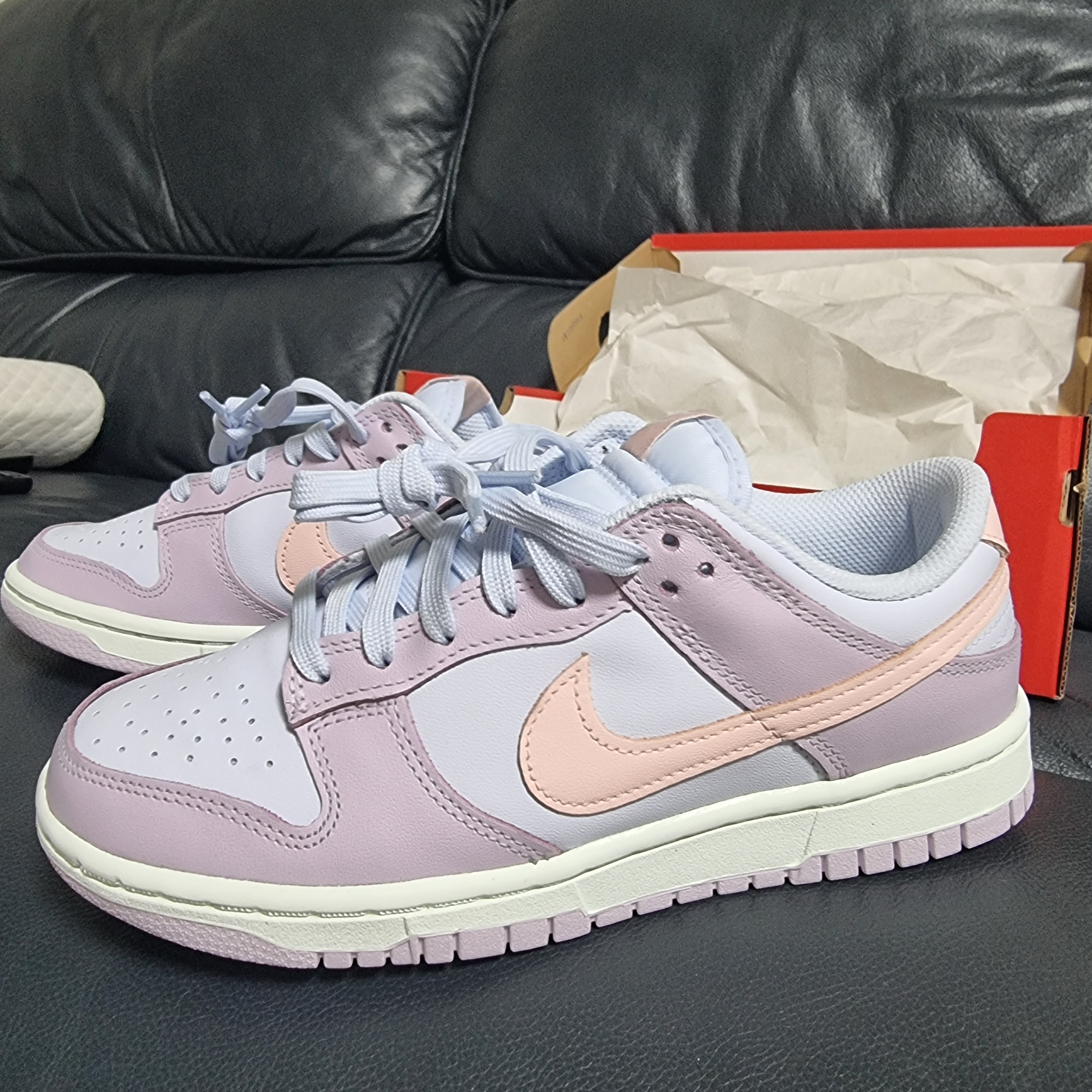 (W) Nike Dunk Low Atmosphere Pink 착용 스타일