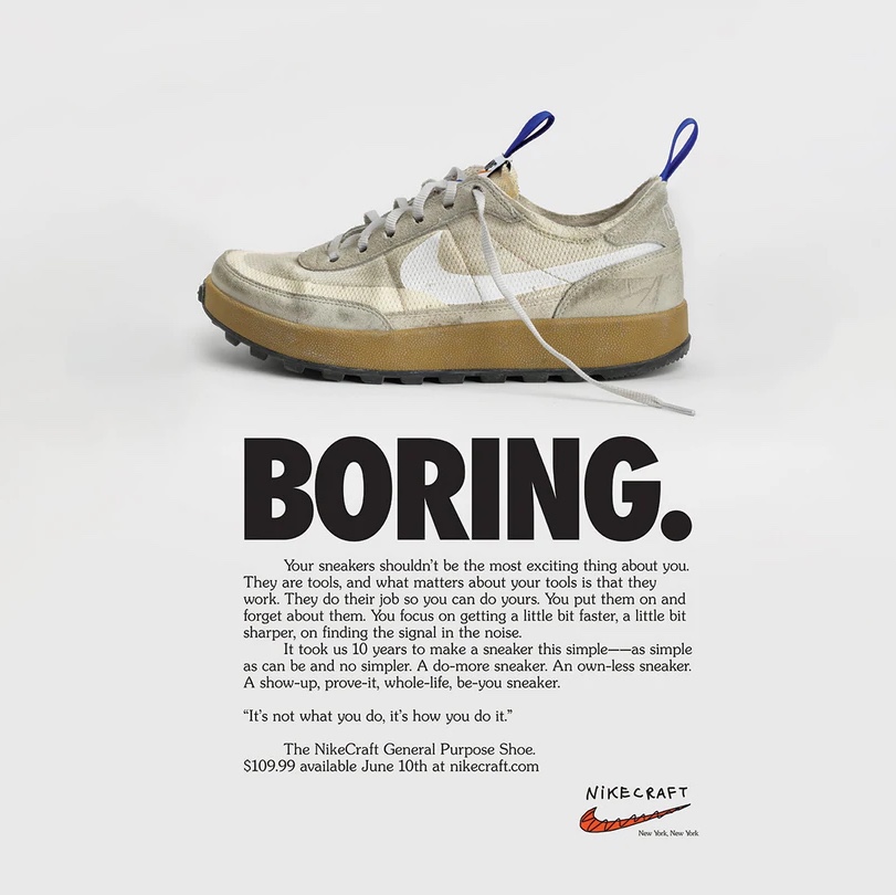 Nike x Tom Sachs General Purpose Shoe Light Cream 착용 스타일 - 2