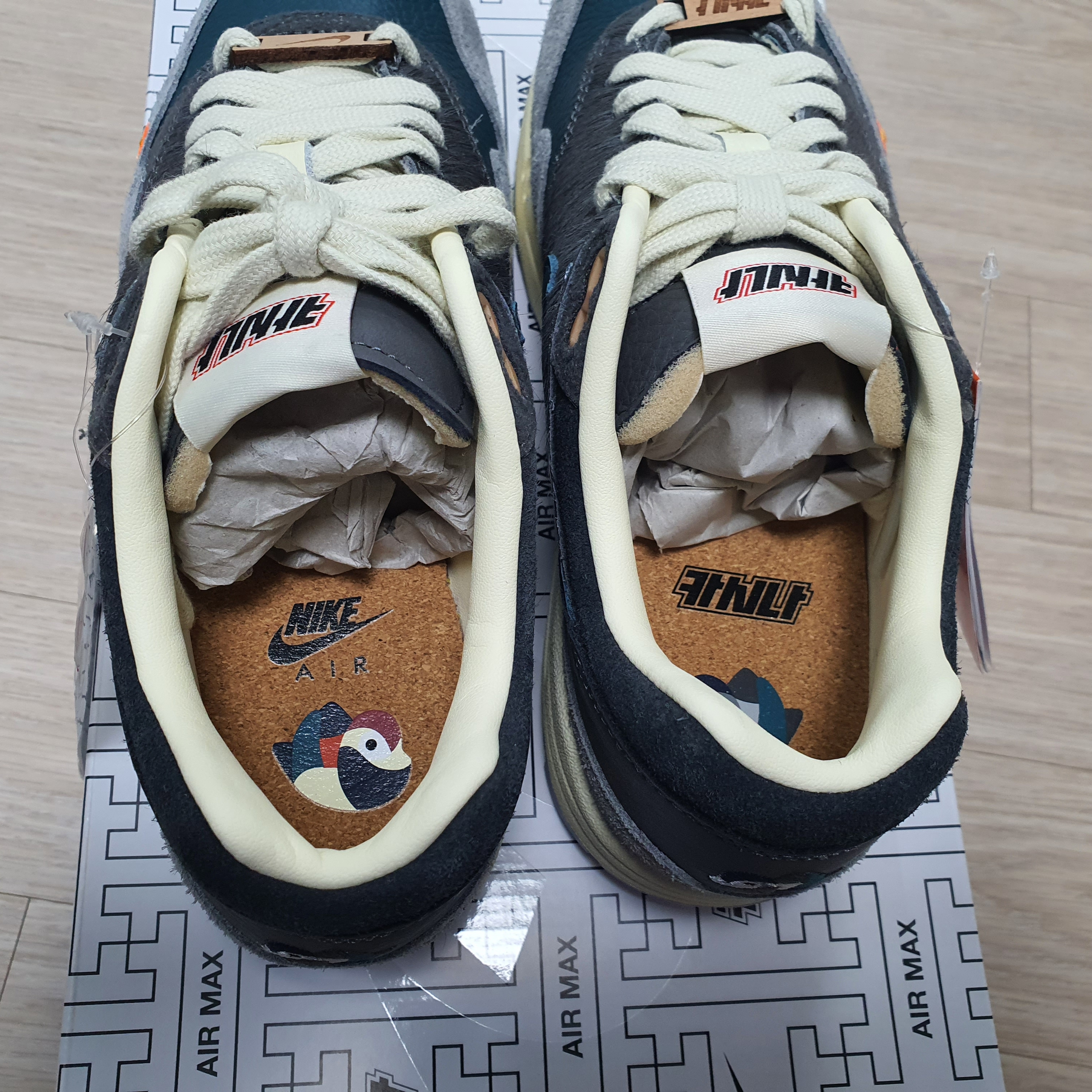 Nike x Kasina Air Max 1 SP Won-Ang Particle Grey 착용 스타일 - 5