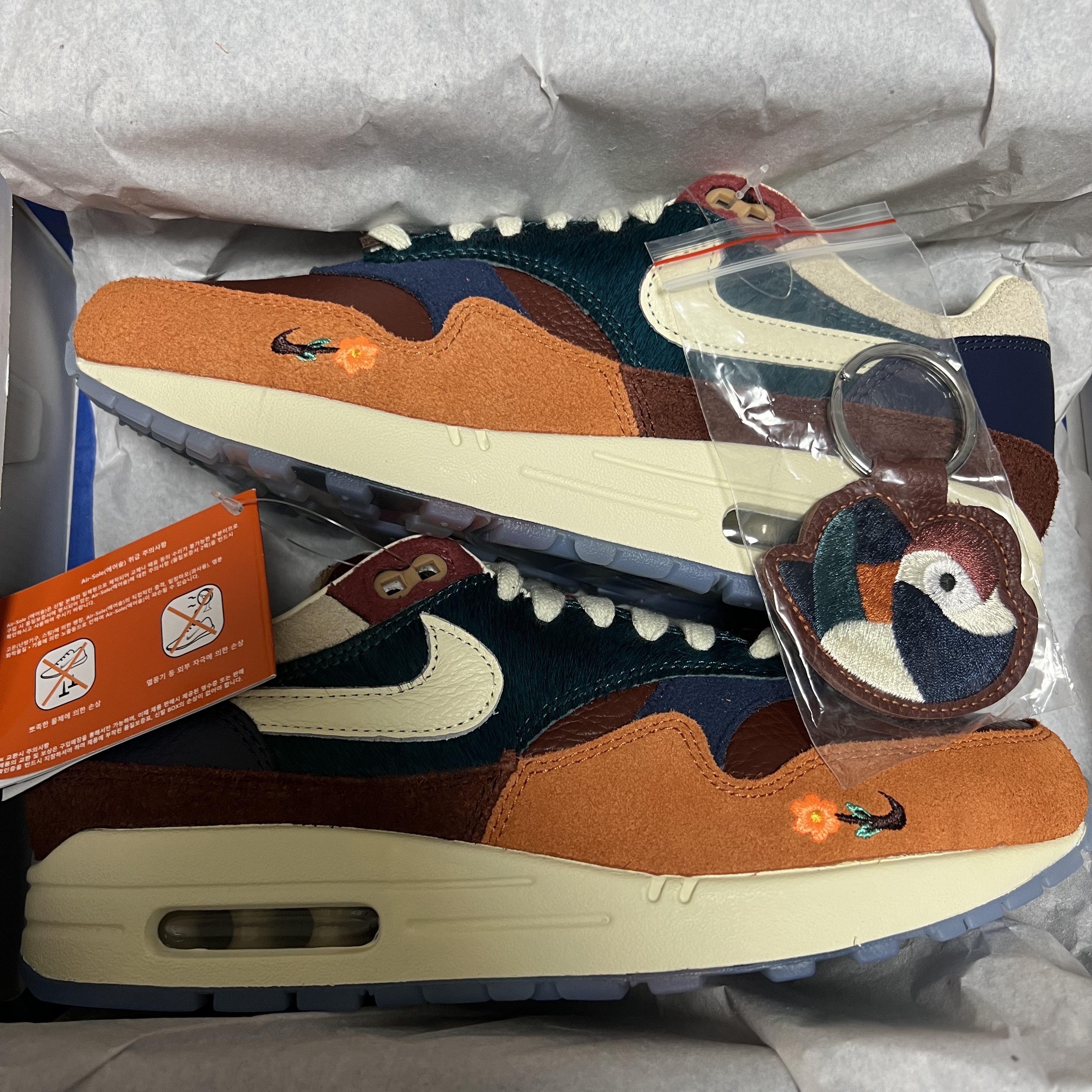 Nike x Kasina Air Max 1 SP Won-Ang Orange 착용 스타일